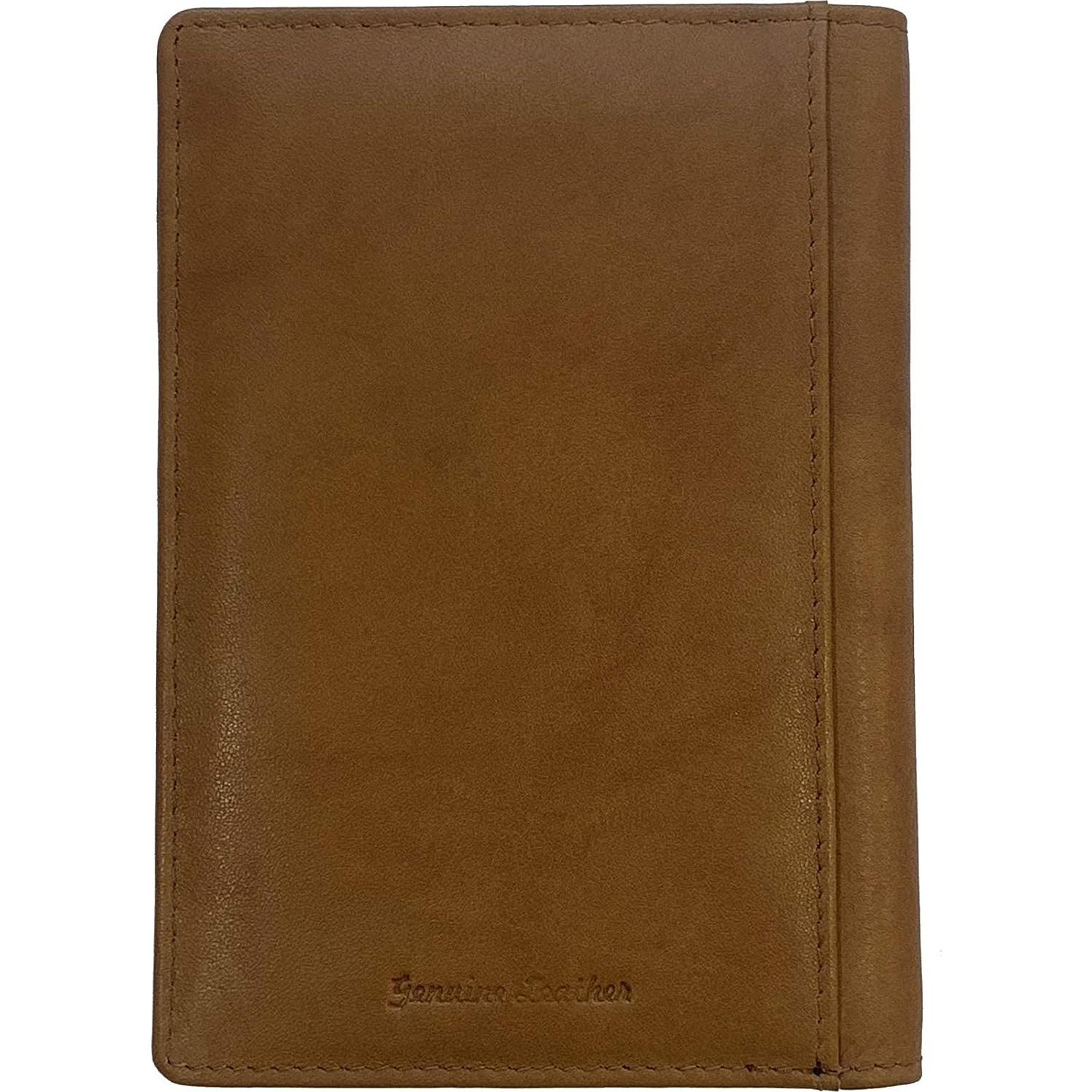 Billetera de Pasaporte de Cuero Antiguo Personalizada RFID