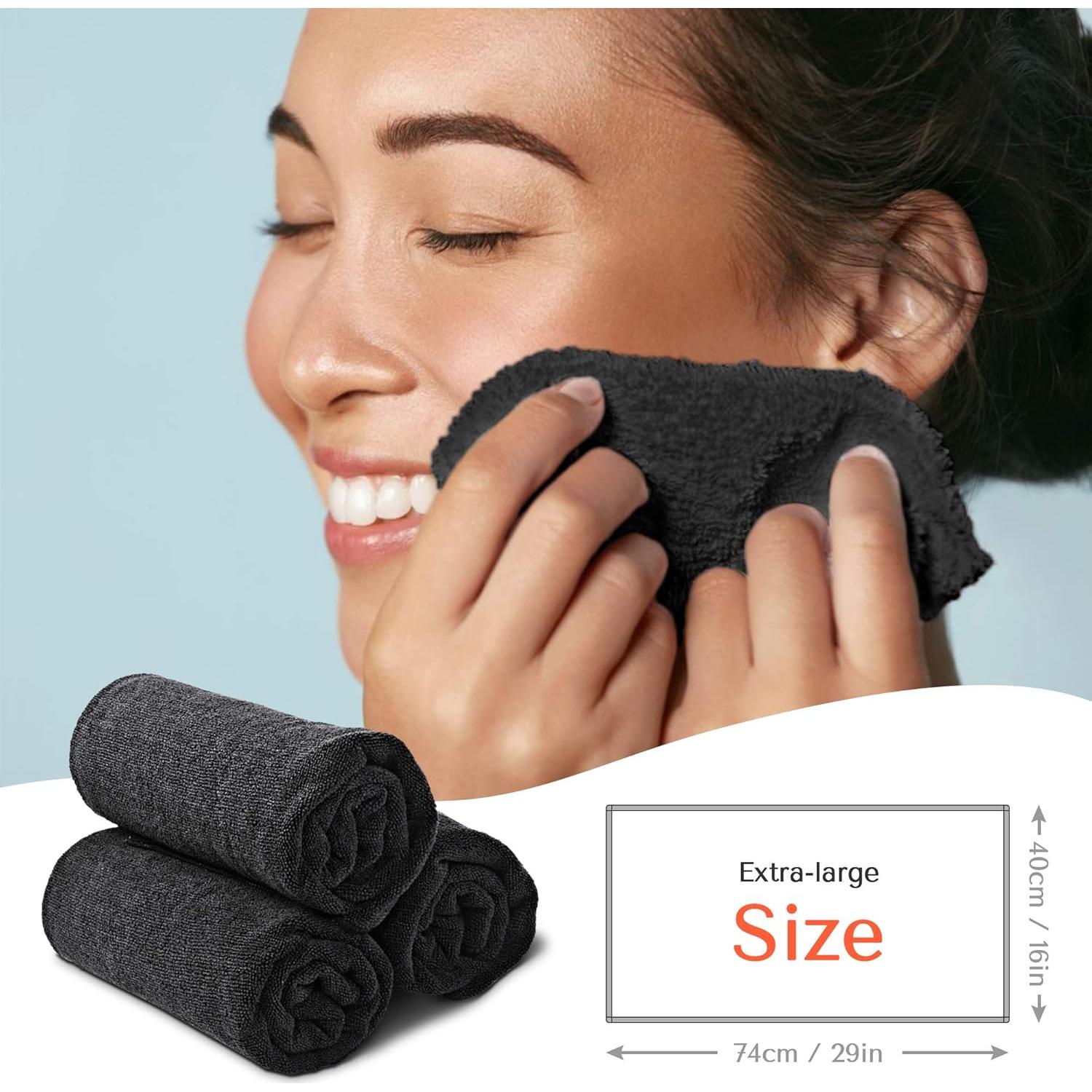 Toallas de Microfibra TASALON para Salón - Paquete de 10 - 73.66x40.64 cm