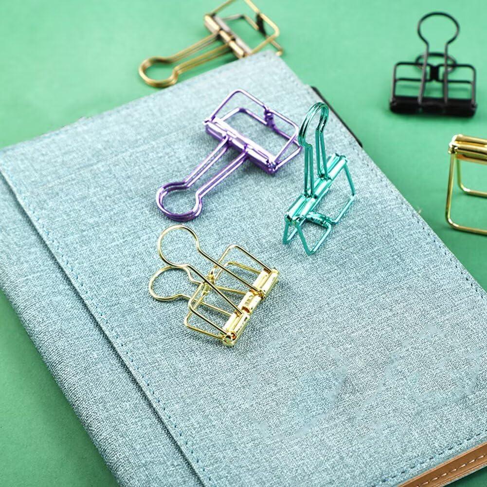 16 Clips de Alambre Metálico Multicolor SEEK RARE M