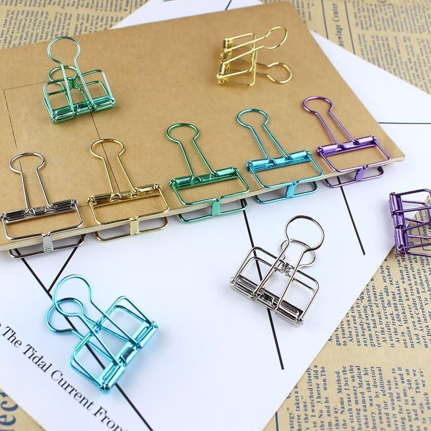 16 Clips de Alambre Metálico Multicolor SEEK RARE M
