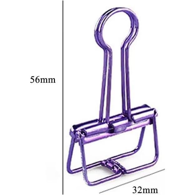 16 Clips de Alambre Metálico Multicolor SEEK RARE M