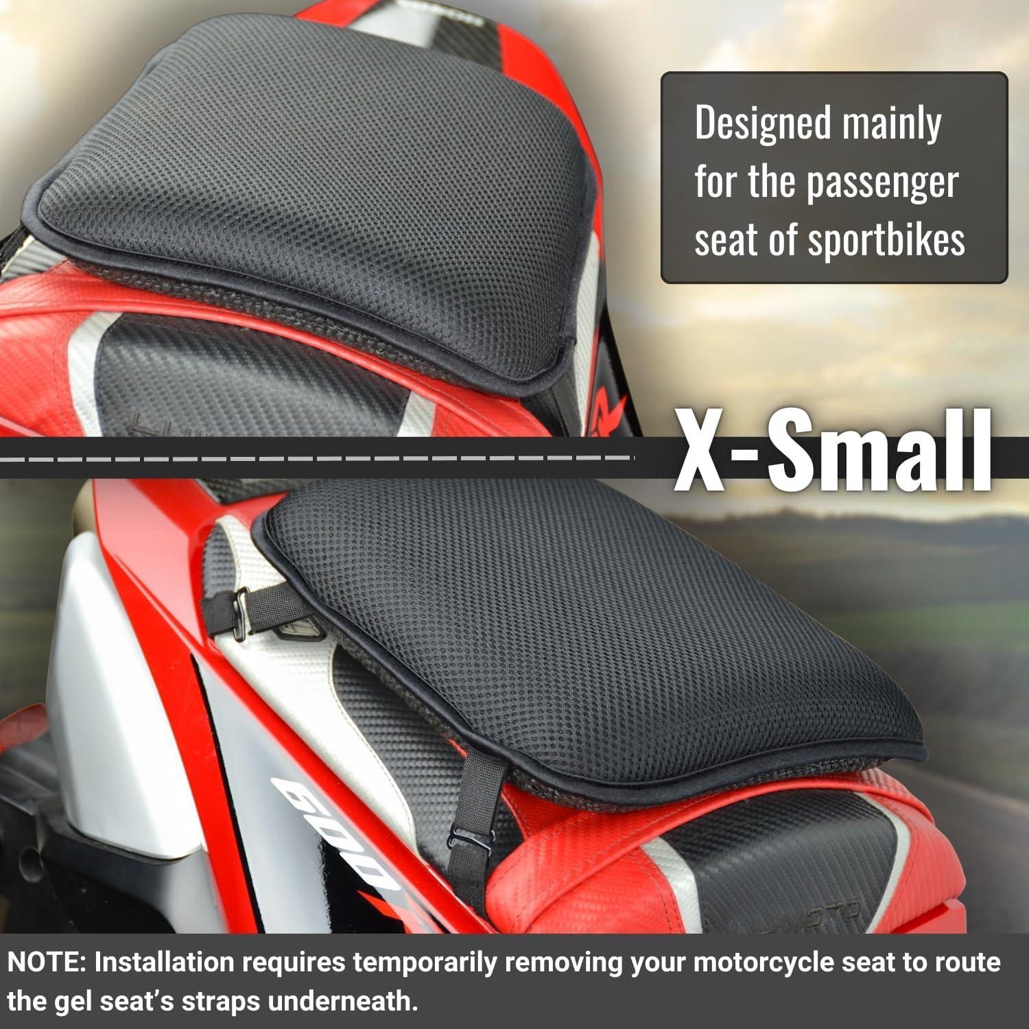 Almohadilla de Gel GEARS X-Tender para Asiento de Motocicleta Pequeña