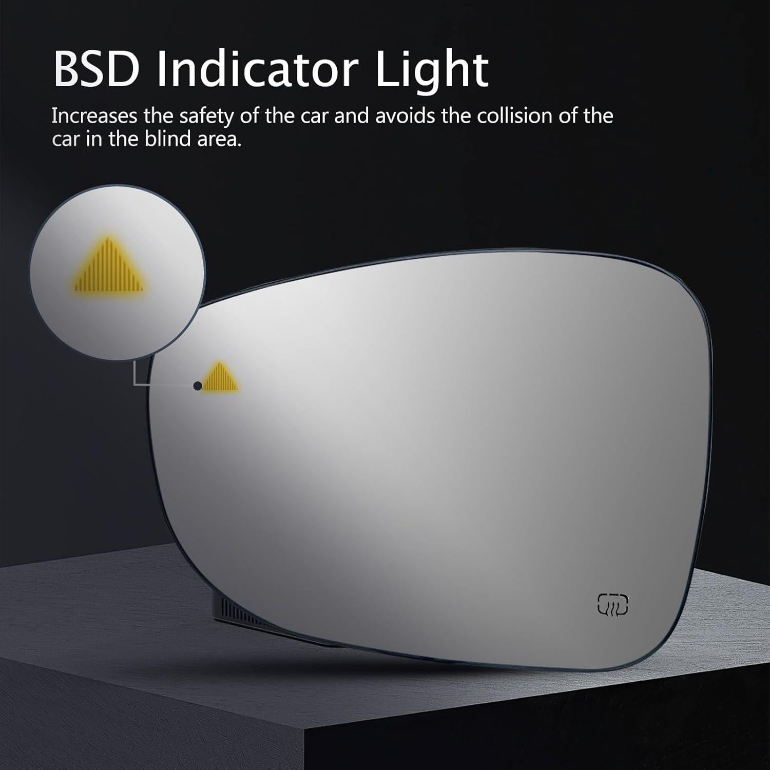 Cristal Espejo Lateral Izquierdo Chrysler Pacifica 2017-2023