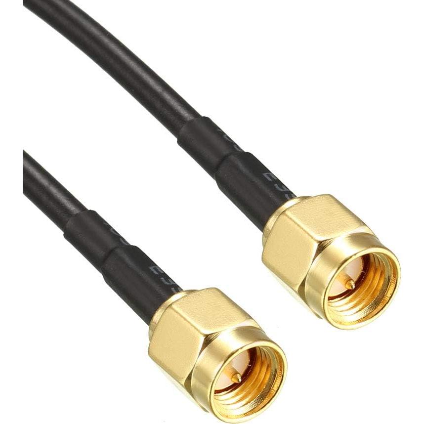Cable Coaxial SMA Macho a Macho uxcell 0.30m 50 Ohm RG174 2pcs