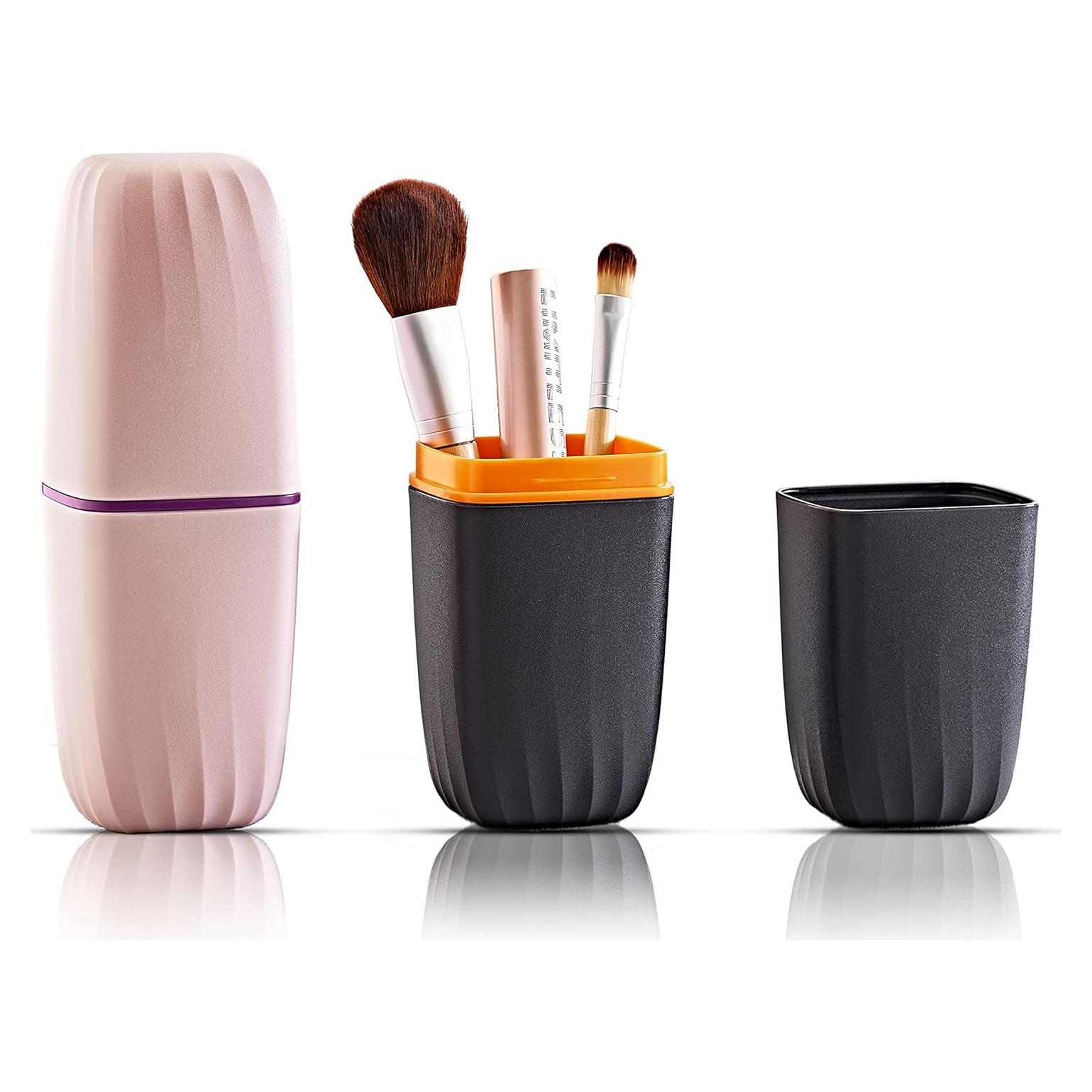 Soporte para Brochas de Maquillaje Boxup - Estuche Compacto Negro