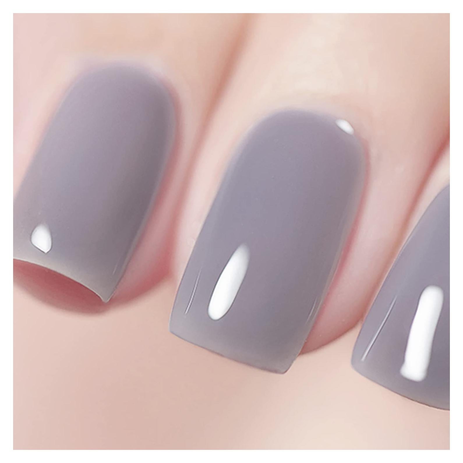 Esmalte de Uñas Gel Vishine 15ml Jelly Gris Transparente