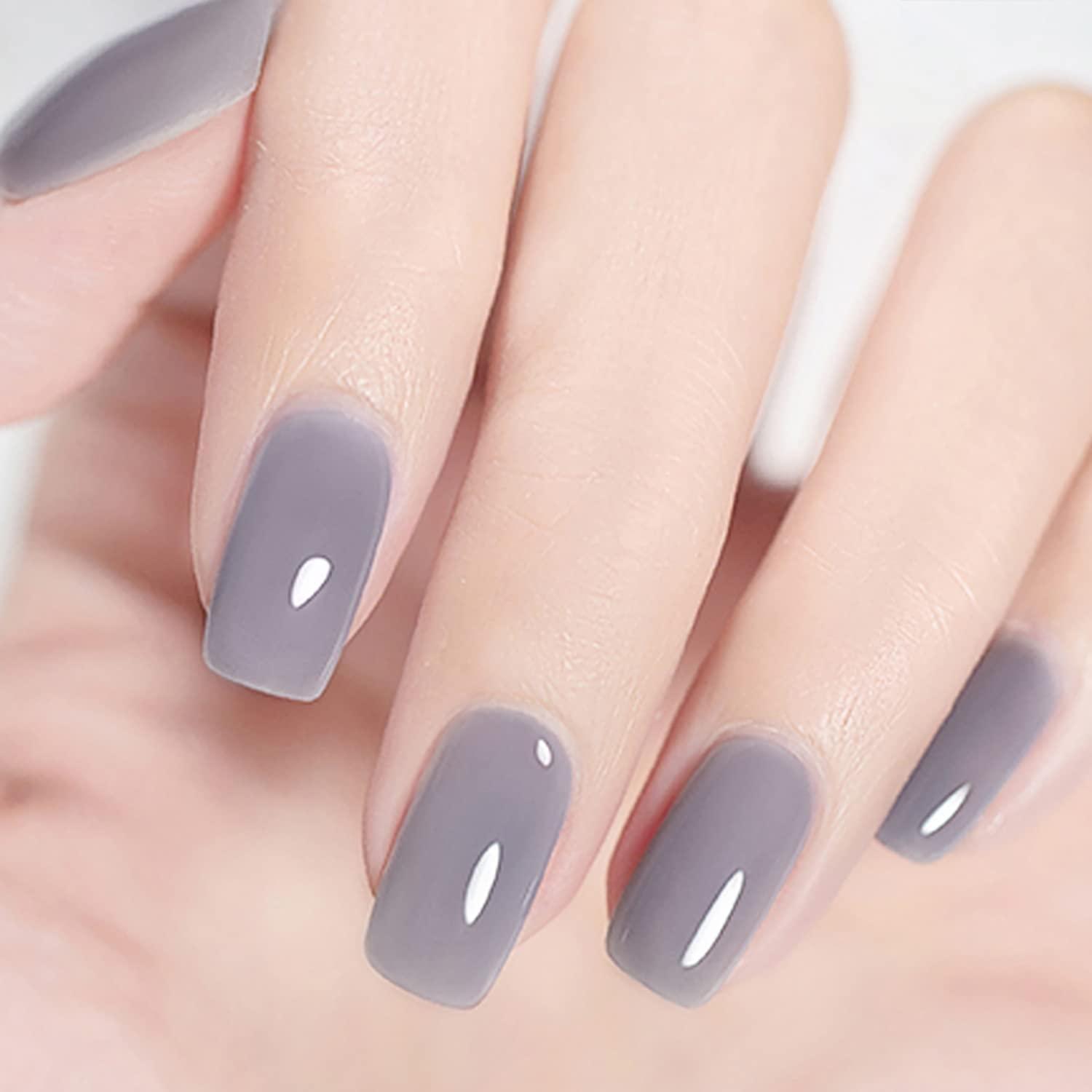 Esmalte de Uñas Gel Vishine 15ml Jelly Gris Transparente