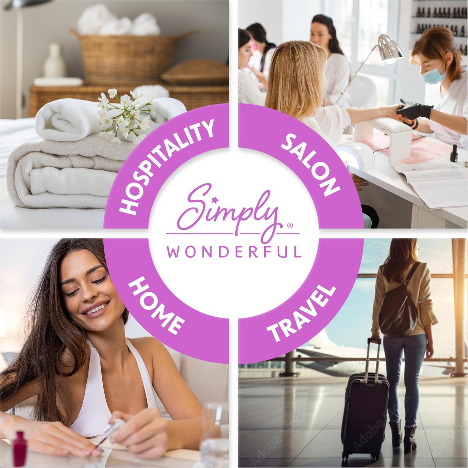 Toallitas Desmaquillantes Simply Wonderful Sin Acetona - 20 Unidades