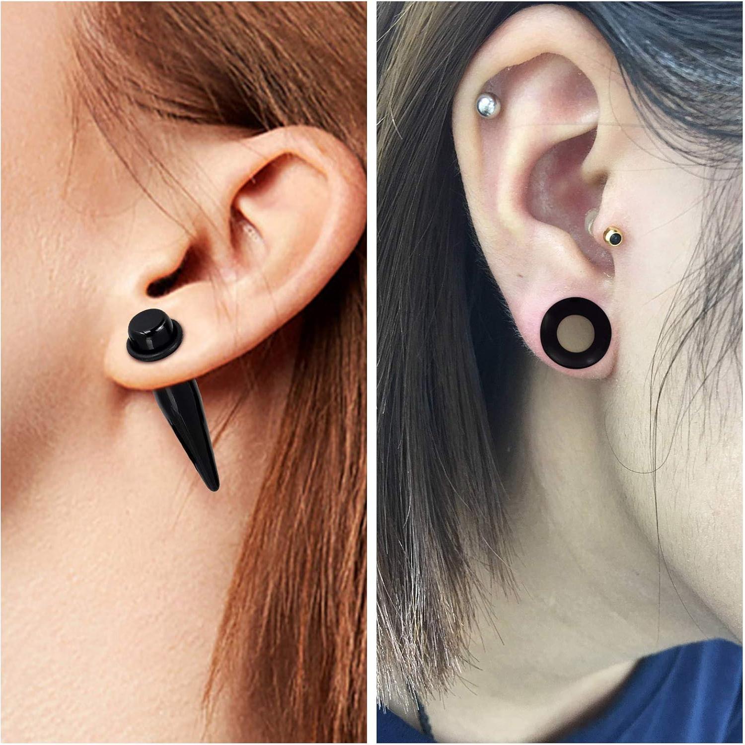 Kit de Estiramiento de Orejas 68 Piezas Beautidots 14G-00G