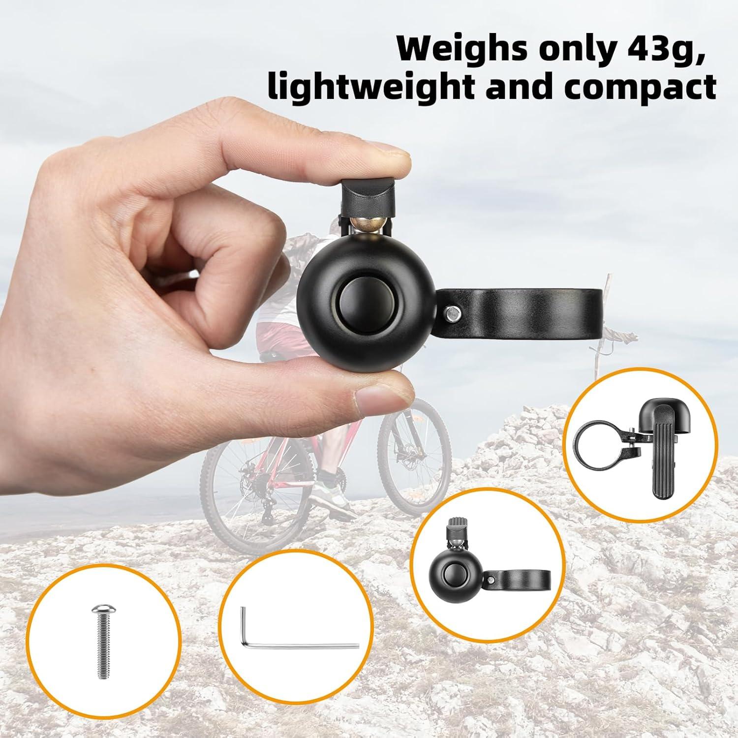 Timbre de bicicleta ROCKBROS 100dB para manillar 27-30mm