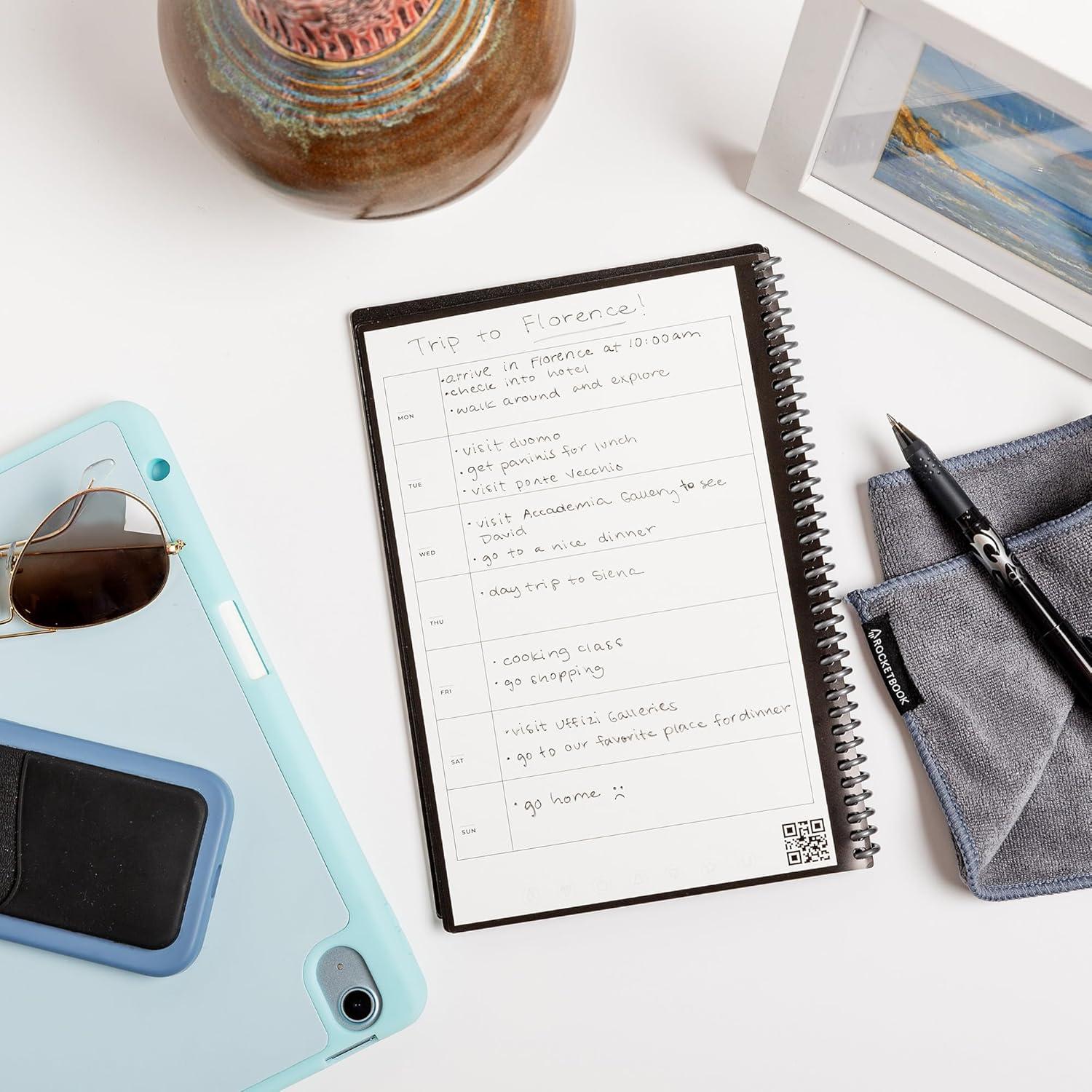 Planificador Reutilizable Rocketbook Fusion Carta Beige