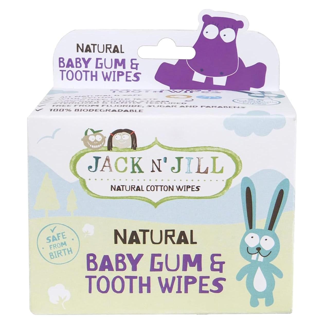 Toallitas Higiénicas para Encías y Dientes Jack N' Jill - 25 Unidades