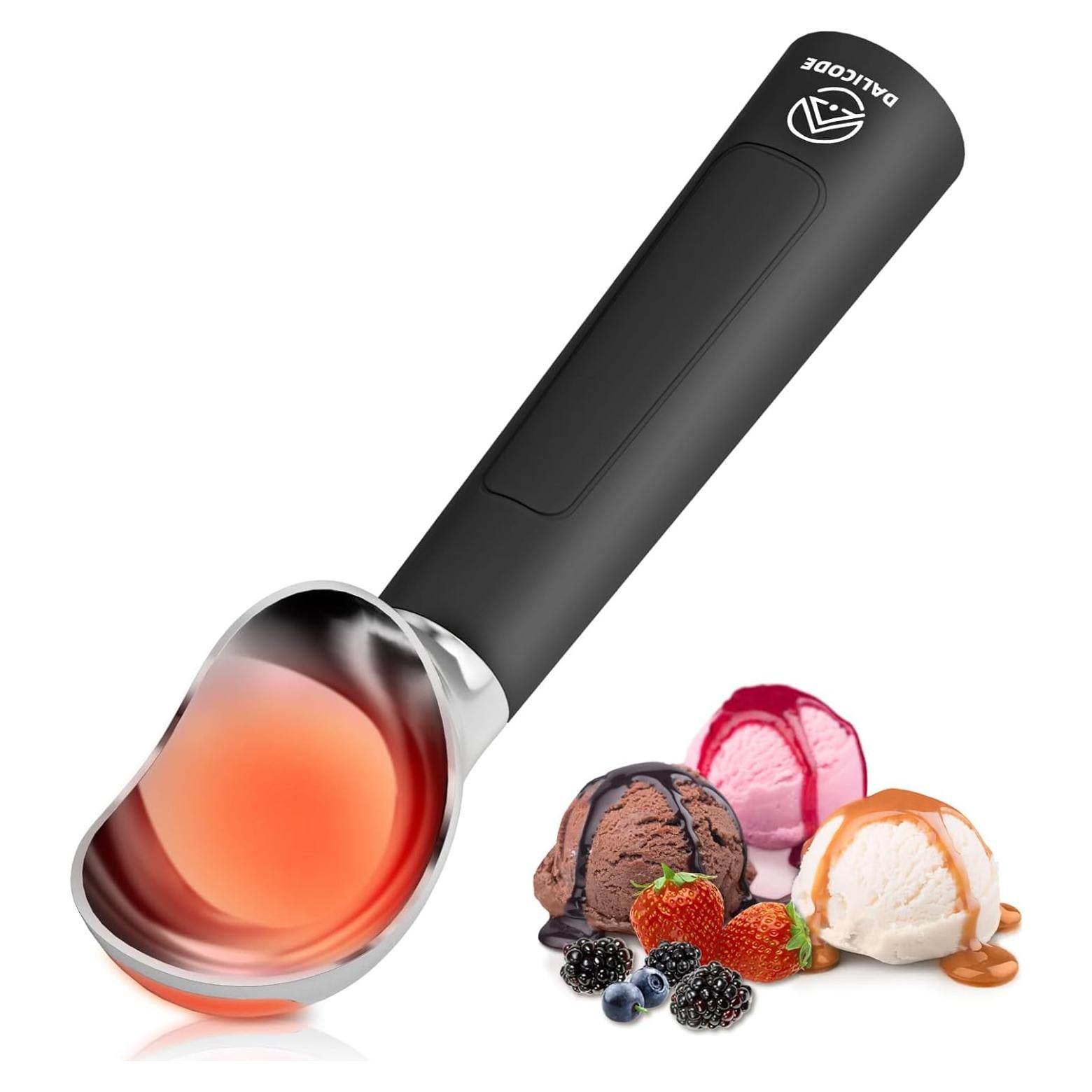 Cuchara de Helado Eléctrica Recargable 60ml - Negro