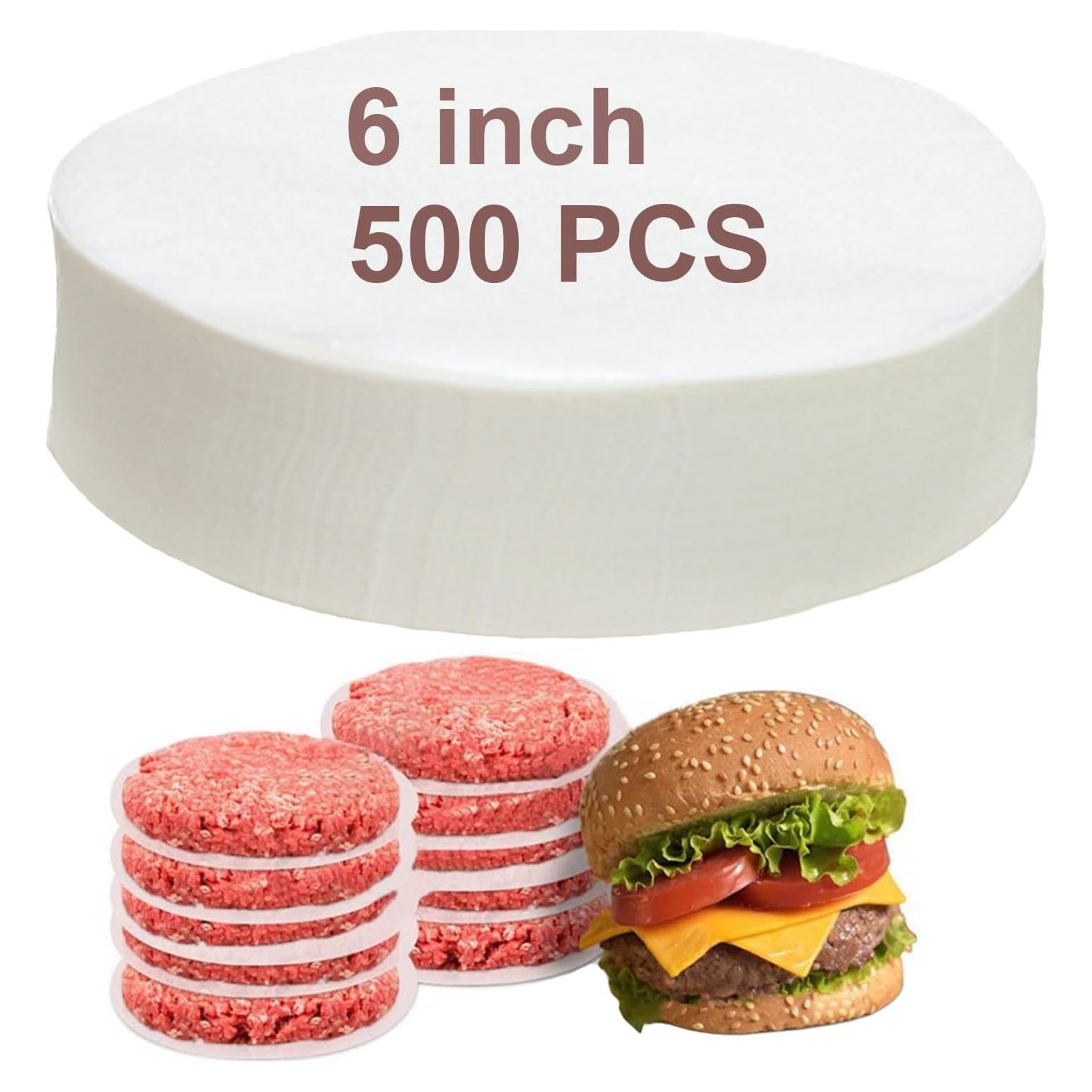 500 Hojas Papel Pergamino Redondo LOVNBHELP 15cm Grado Alimenticio