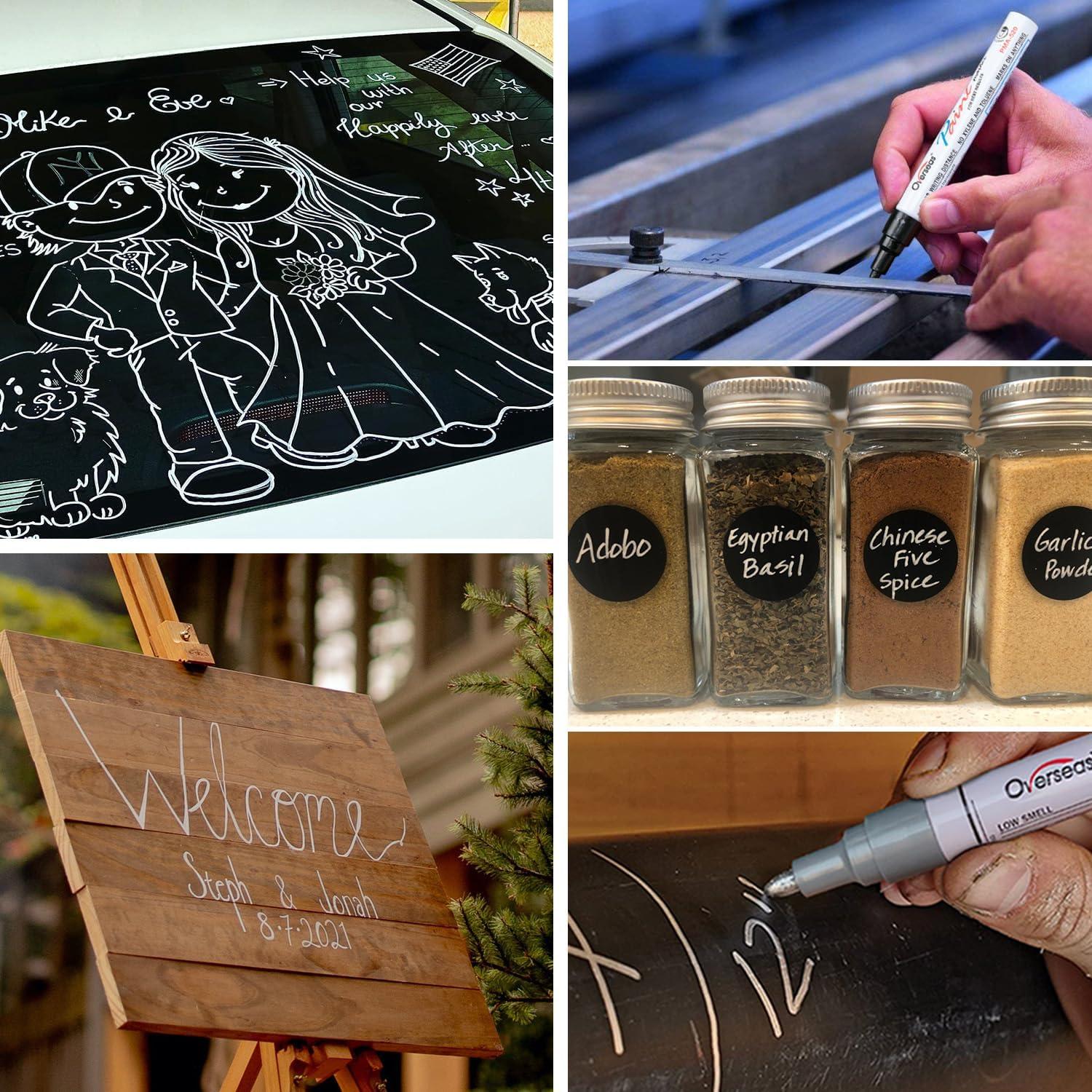 Marcadores Permanentes a Base de Aceite Overseas 48 Unidades