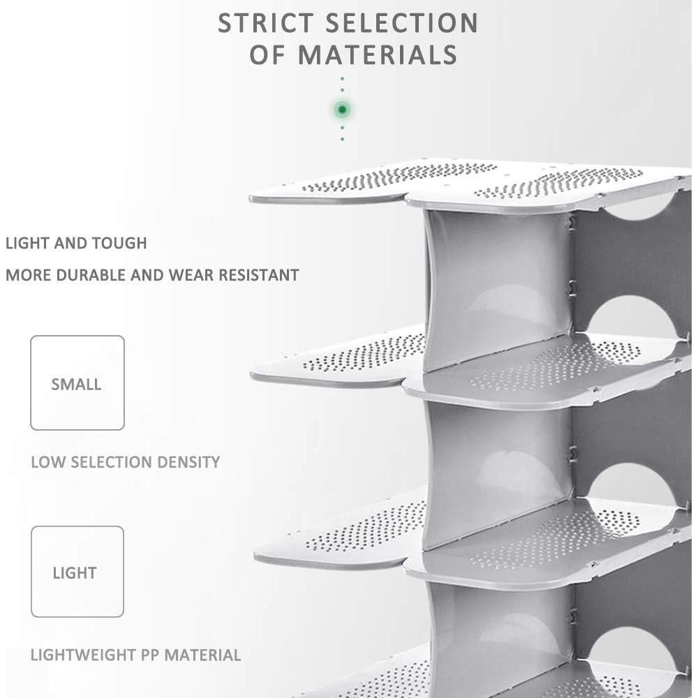 Estante Organizador de Zapatos ACPOP 6 Niveles Gris