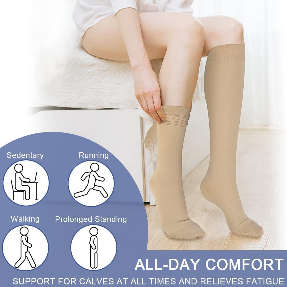 Calcetines de Compresión Beister 20-30 mmHg Beige Talla S
