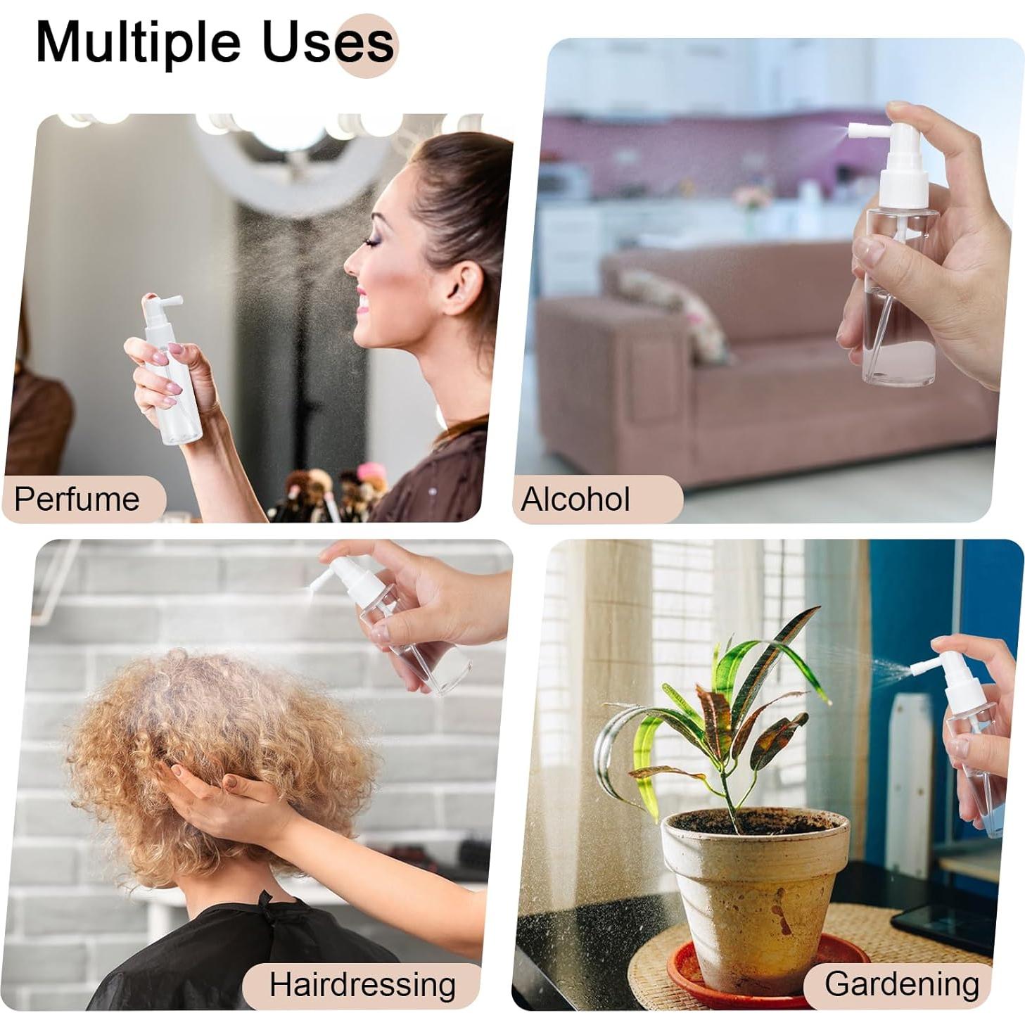 Botellas de Spray Reutilizables Yebeauty 60ml 2 Piezas Transparentes