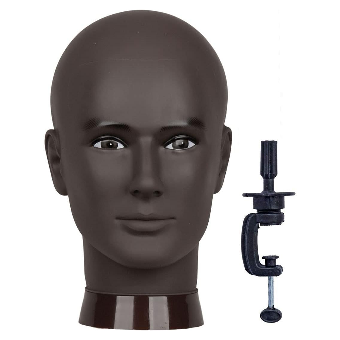 Cabeza de Maniquí Calvo Newshair 27 cm para Pelucas y Sombreros