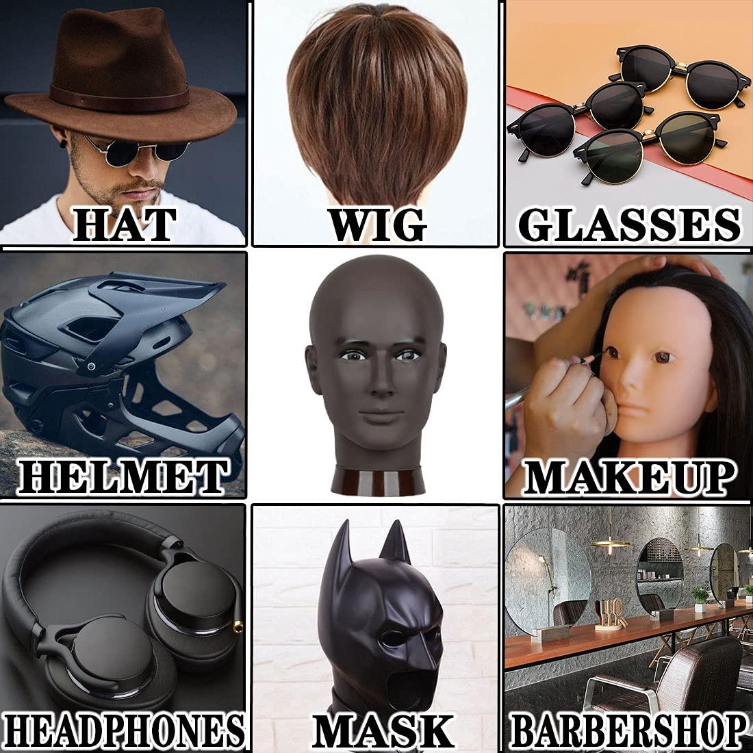 Cabeza de Maniquí Calvo Newshair 27 cm para Pelucas y Sombreros