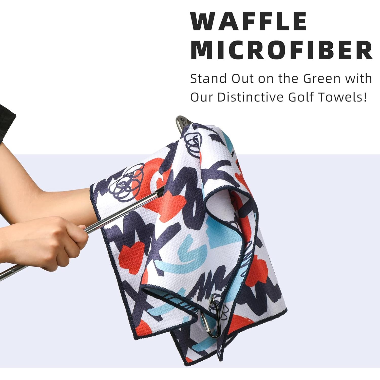 Toalla de Golf Mile High Life Microfibra 40x60 cm Coral Navy