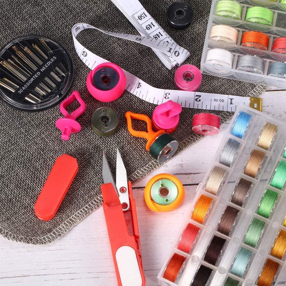 100pcs Ahorradores de Bobinas de Hilo Fbshicung - Silicona Flexible