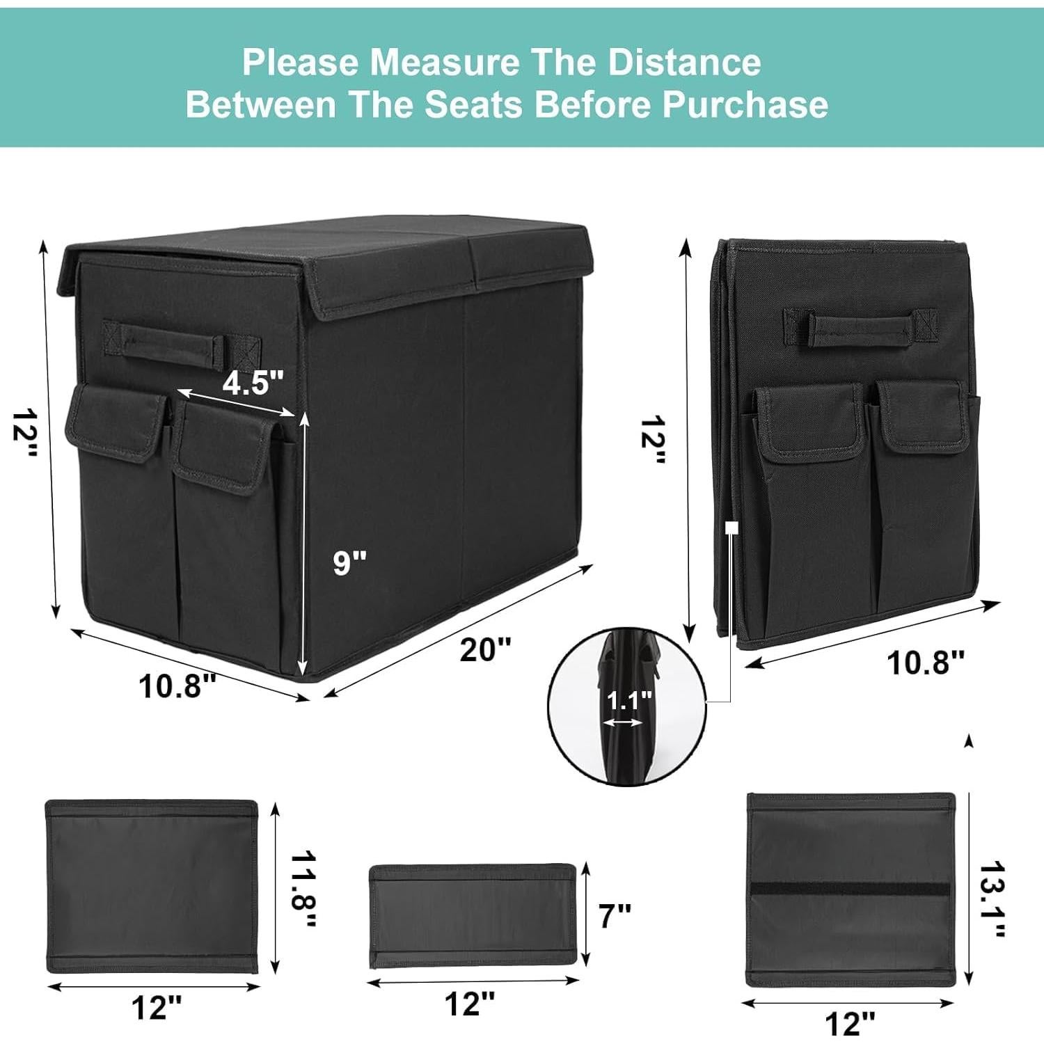 Extensor de Asiento para Perros EAROND 807, 50.8x27.4cm, Negro