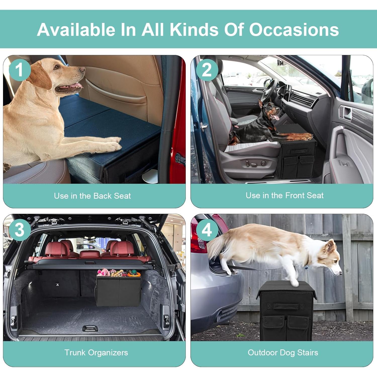 Extensor de Asiento para Perros EAROND 807, 50.8x27.4cm, Negro