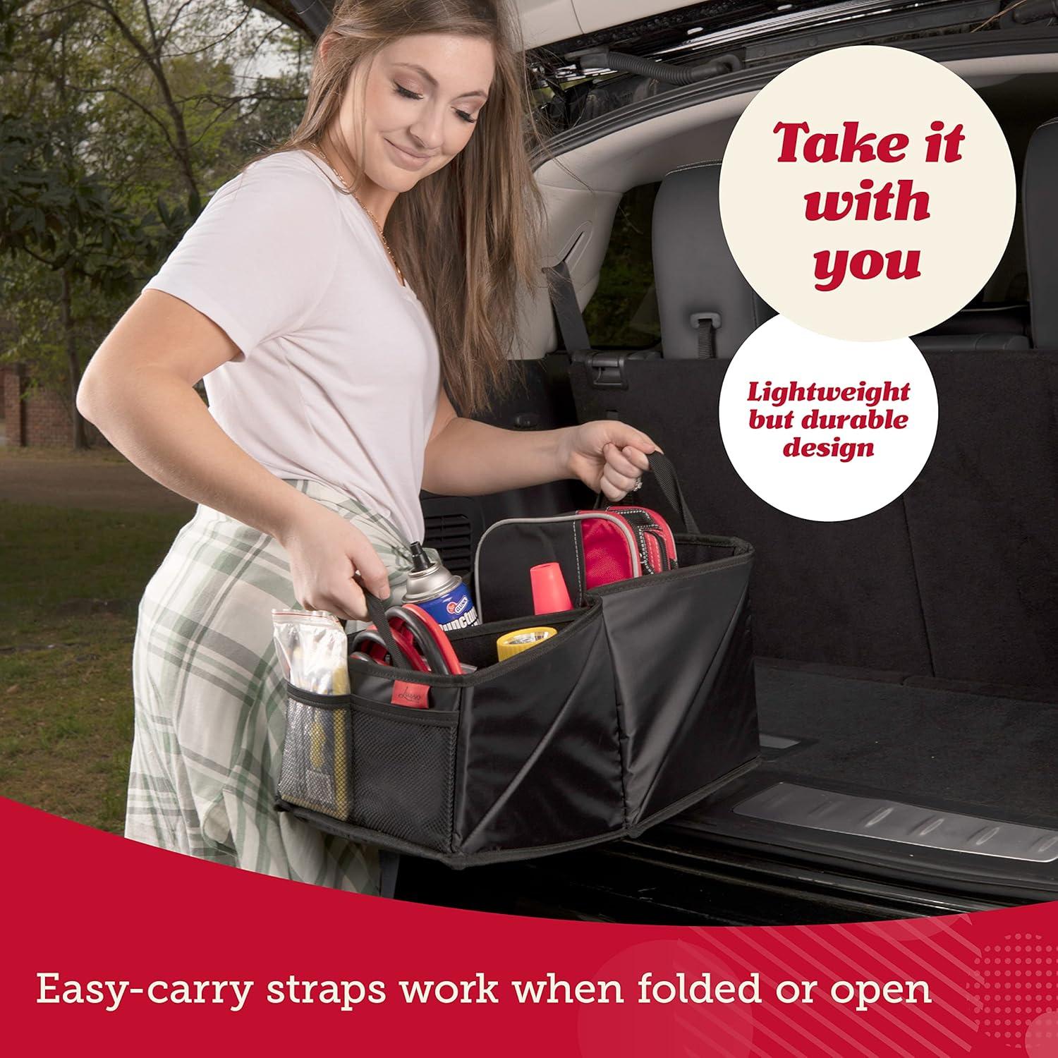 Organizador de Asiento Trasero Lusso Gear - Oxford Negro - 9 Compartimentos