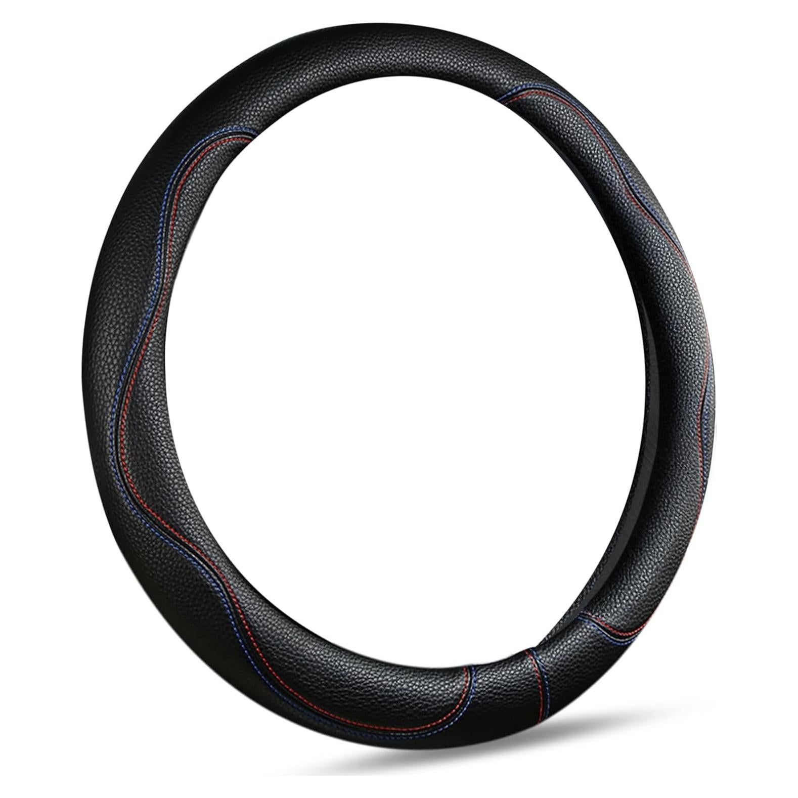 Cubierta de Volante Negra BubabyZZ 15 Pulgadas Antideslizante