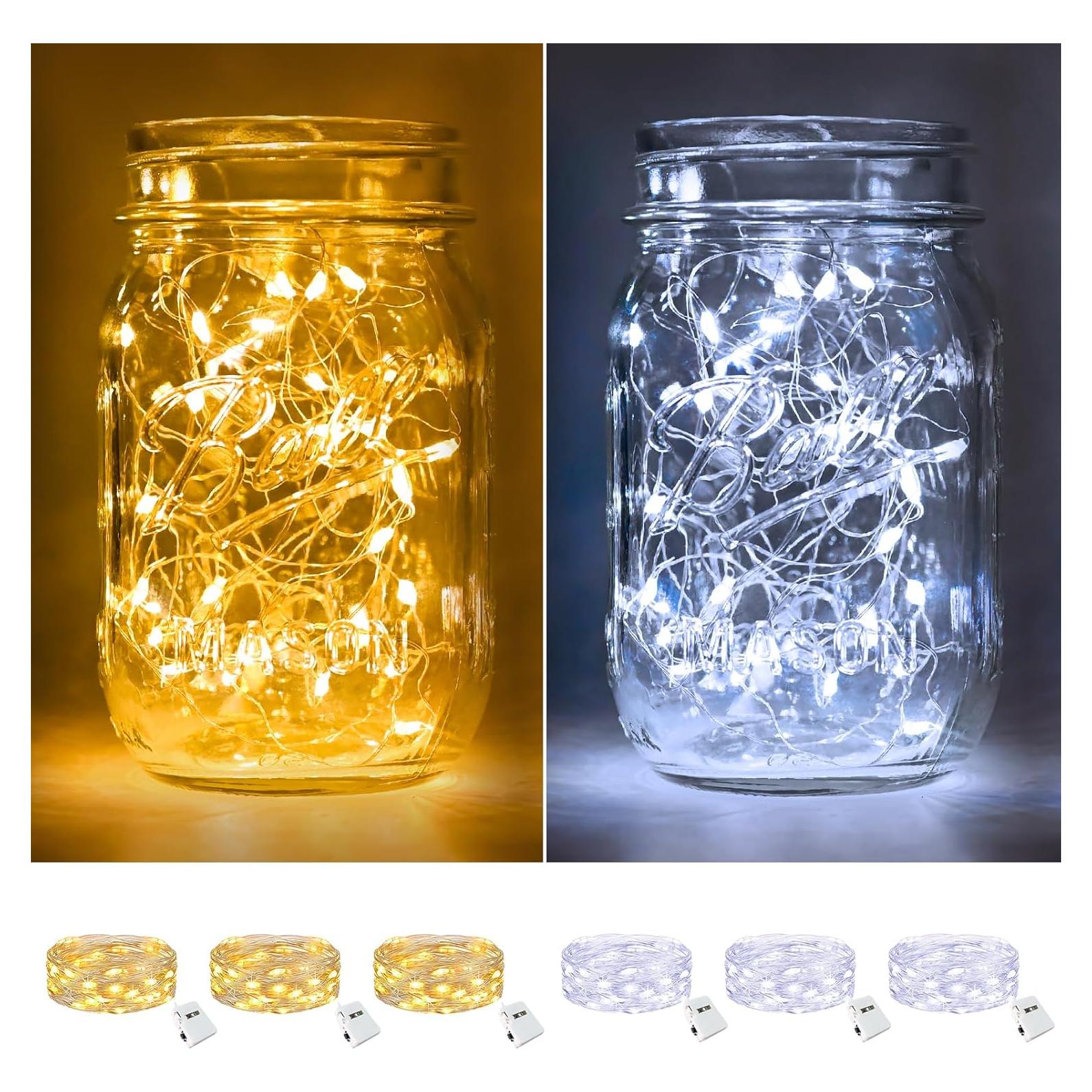 Luces de Hadas a Batería BTFarm 6 Paquete 2.13m 20 LED IP65