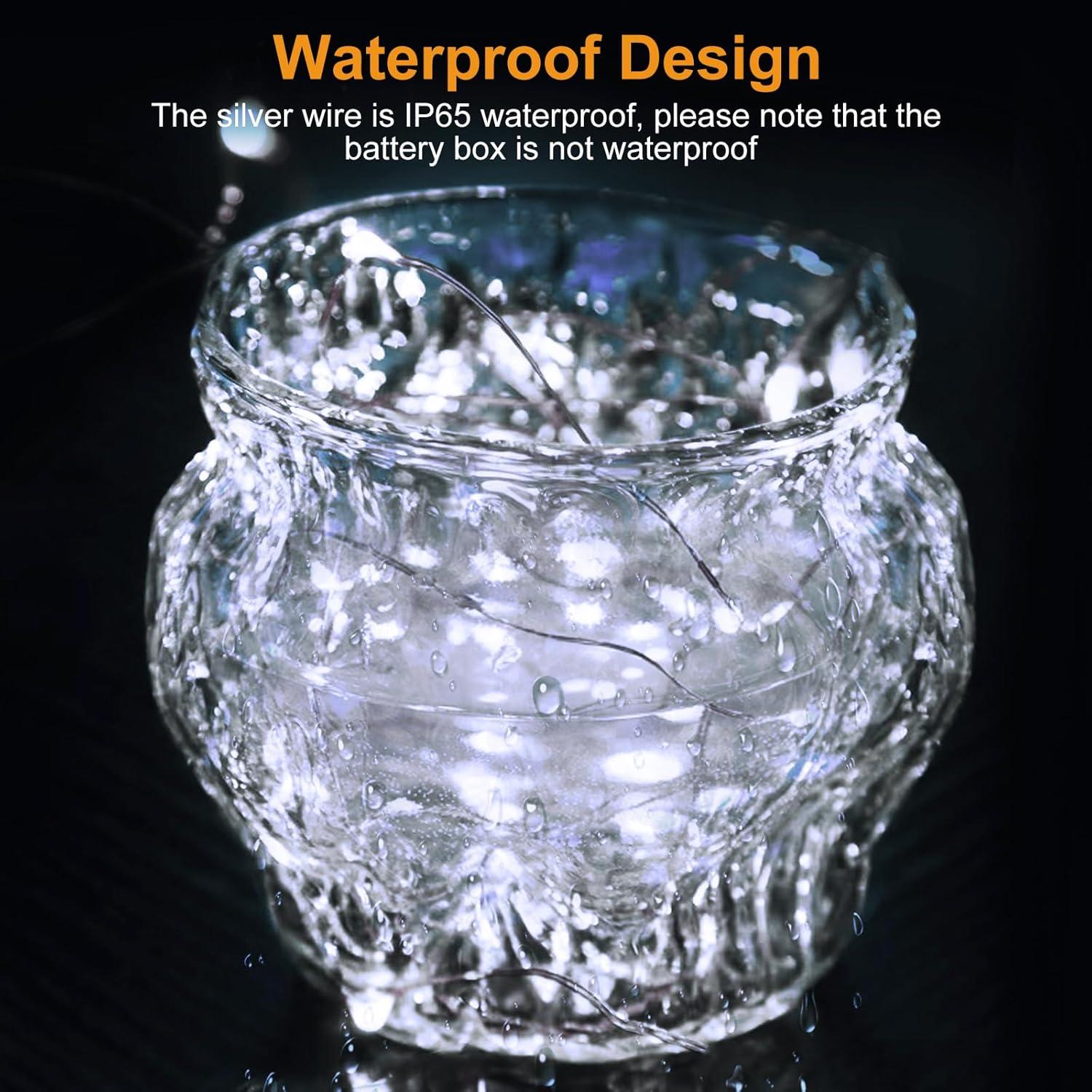 Luces de Hadas a Batería BTFarm 6 Paquete 2.13m 20 LED IP65