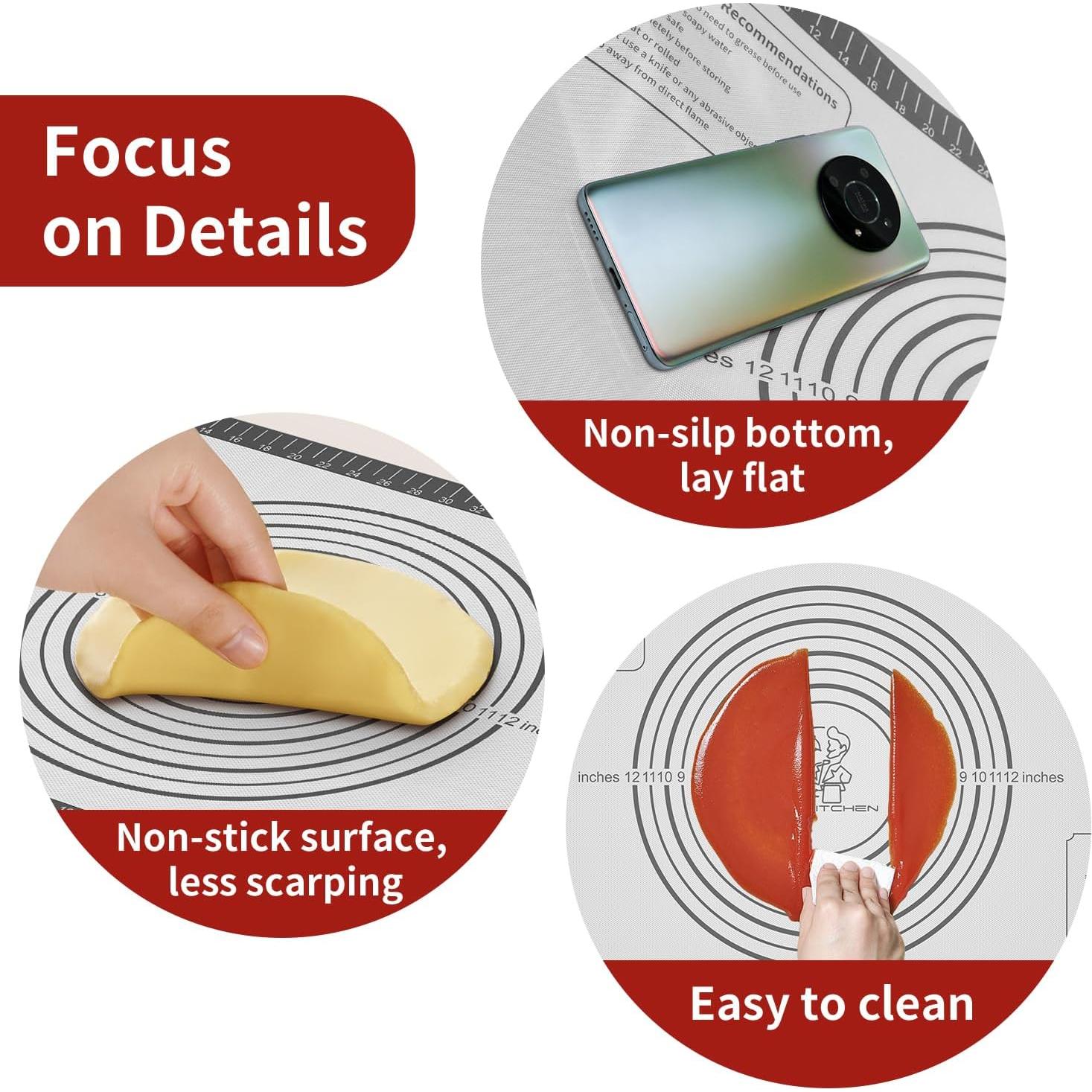 Alfombrilla de Silicona Antiadherente Mimekitchen 66x41 cm