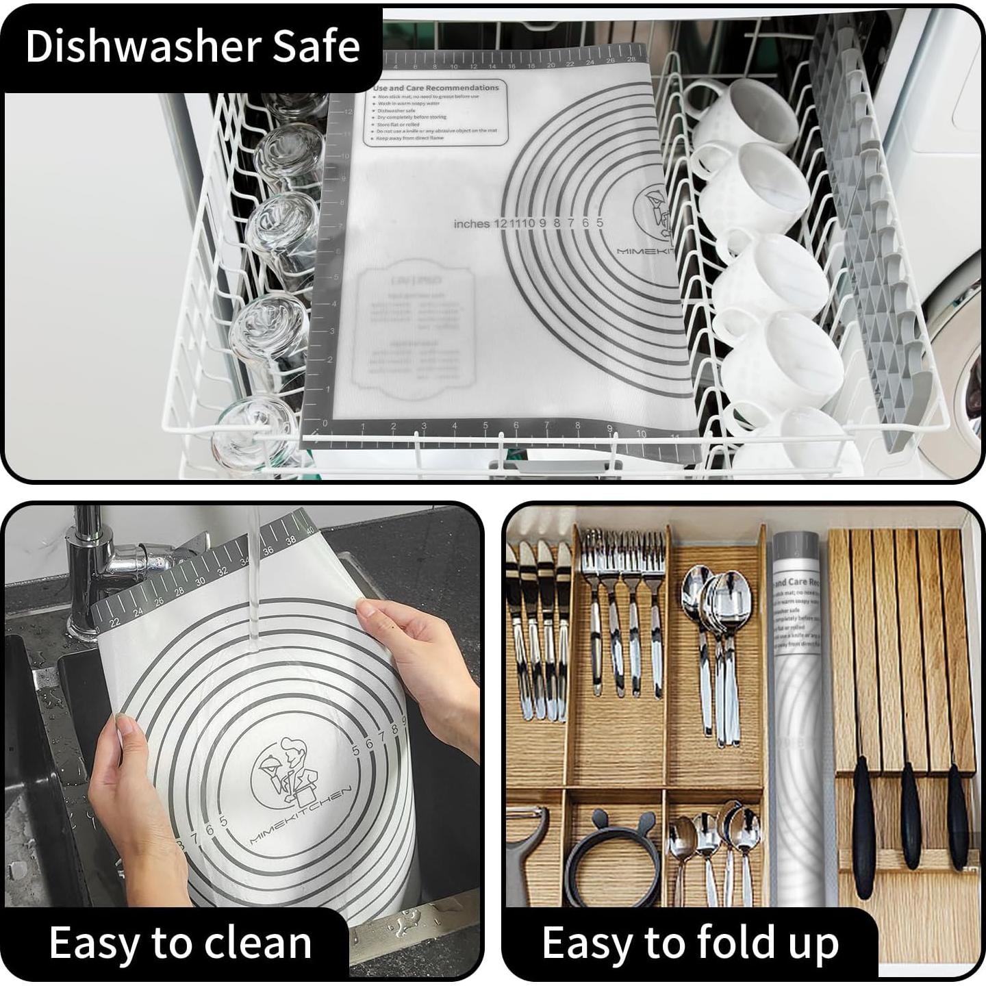 Alfombrilla de Silicona Antiadherente Mimekitchen 66x41 cm