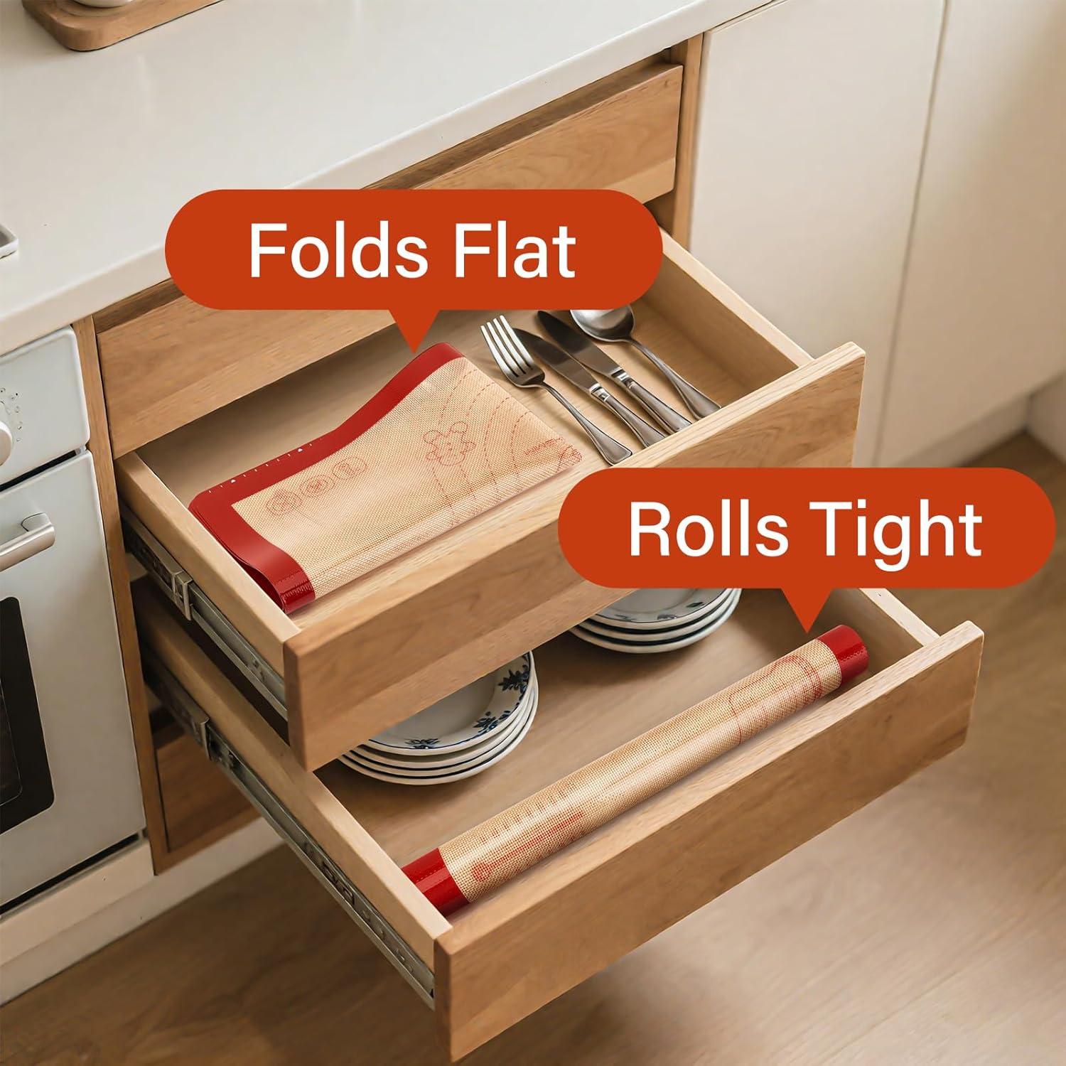 Alfombrilla de Silicona Antiadherente Mimekitchen 66x41 cm