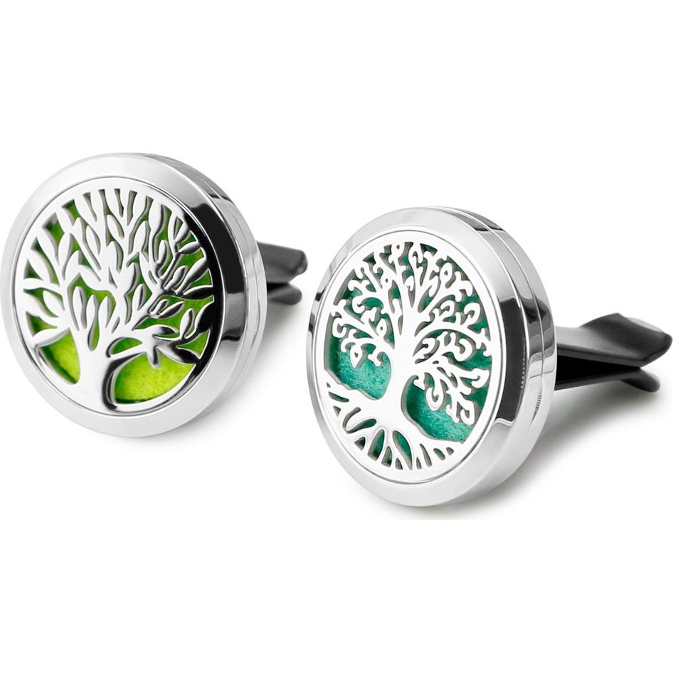 2 Difusores de Aromaterapia RoyAroma 30mm con Almohadillas