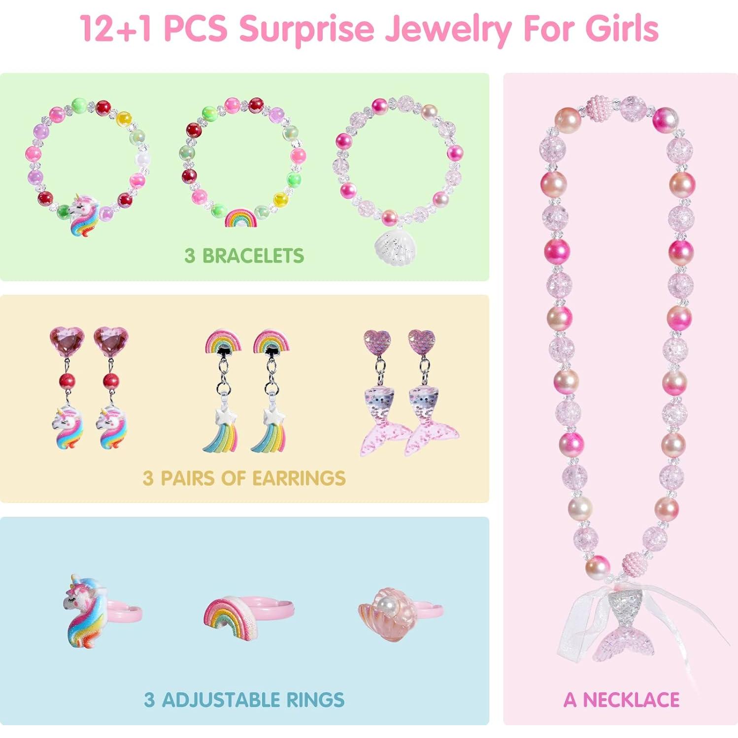 Bombas de baño Pinyi para niñas con joyería sorpresa - 12 unidades