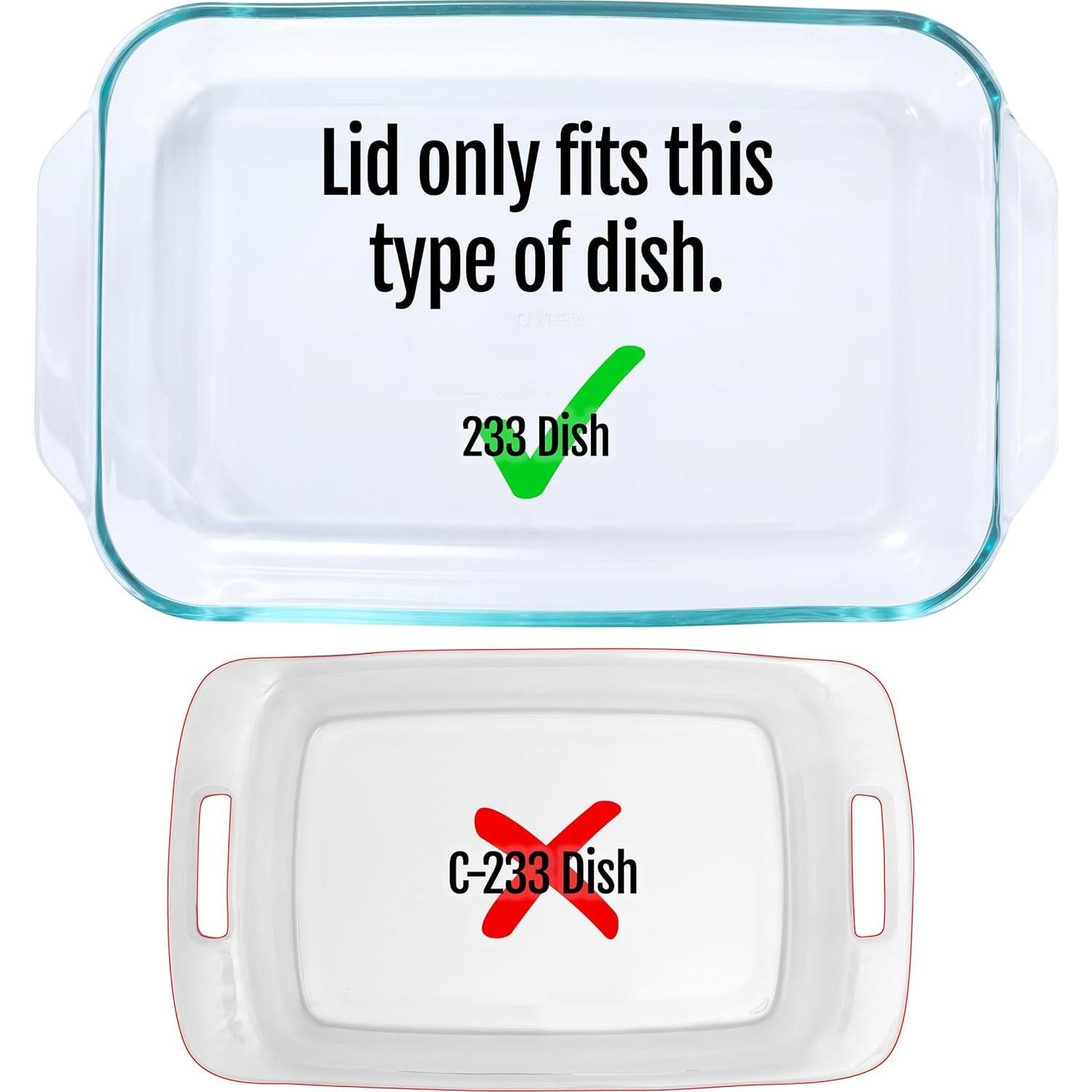 Tapa de Reemplazo Pyrex 9x13 MRX Azul 233-PC Apto Microondas