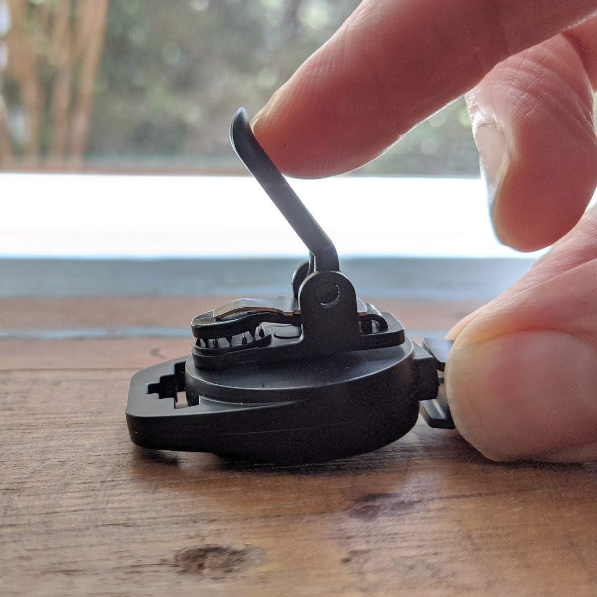 Reels de Insignia para MRI Specialist ID - Paquete de 2 - Negro