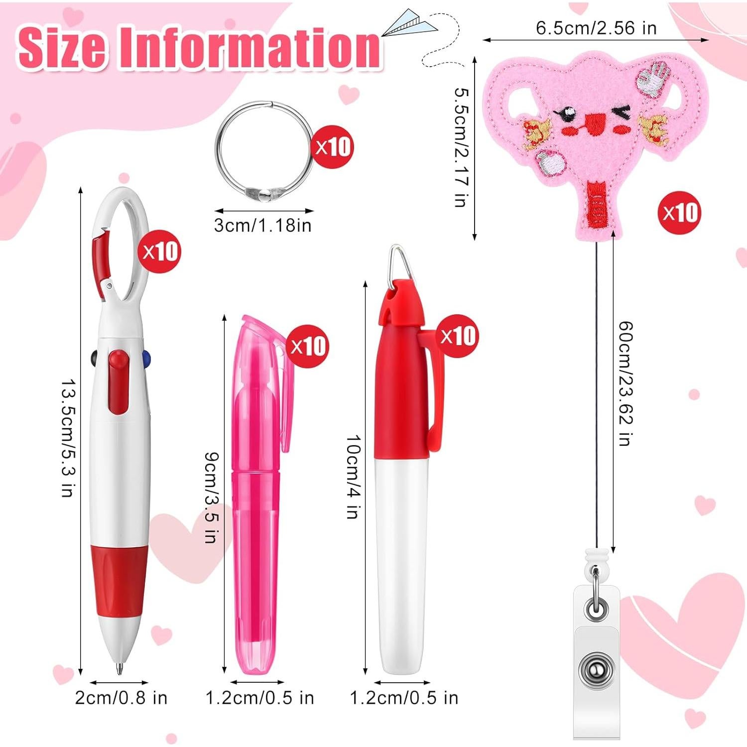 Conjunto de Lápices para Insignias de Enfermera Harloon 50 Pcs