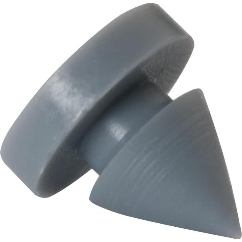 25 Silenciadores de Puerta de Goma DGBRSM 6.3x4.8 cm Gris