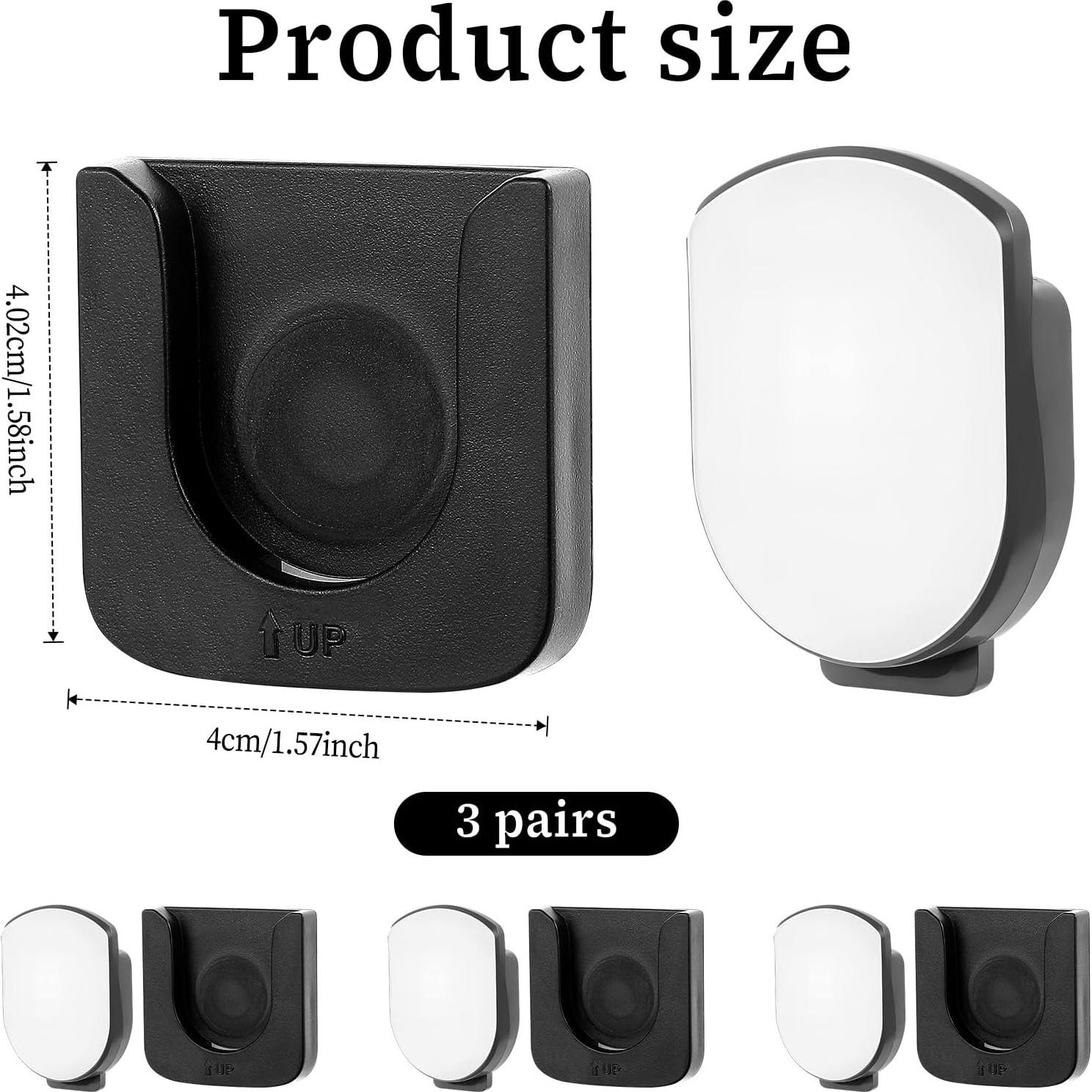 Soporte de Control Remoto Magnético Wanmu - 3 Piezas Autoadhesivas
