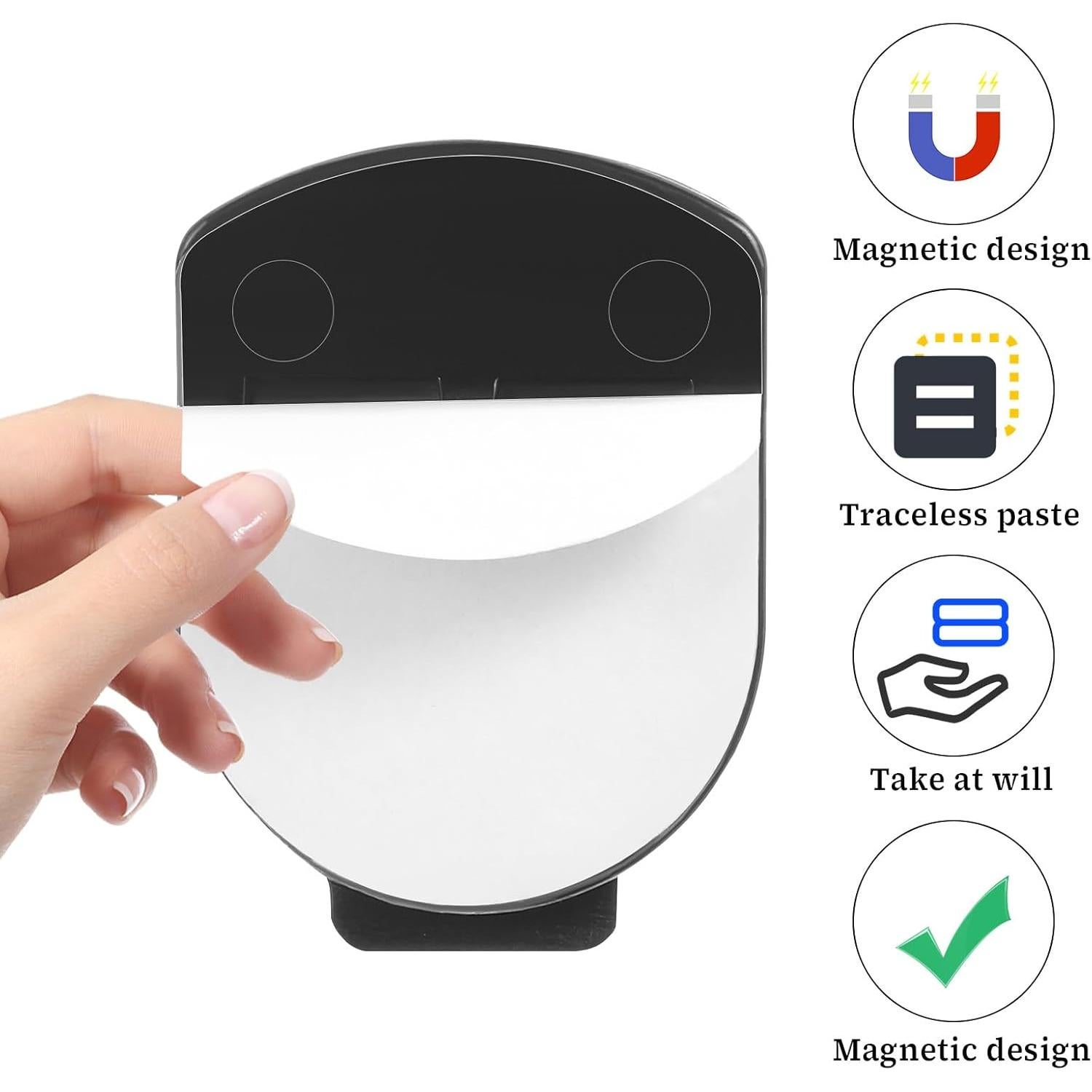 Soporte de Control Remoto Magnético Wanmu - 3 Piezas Autoadhesivas