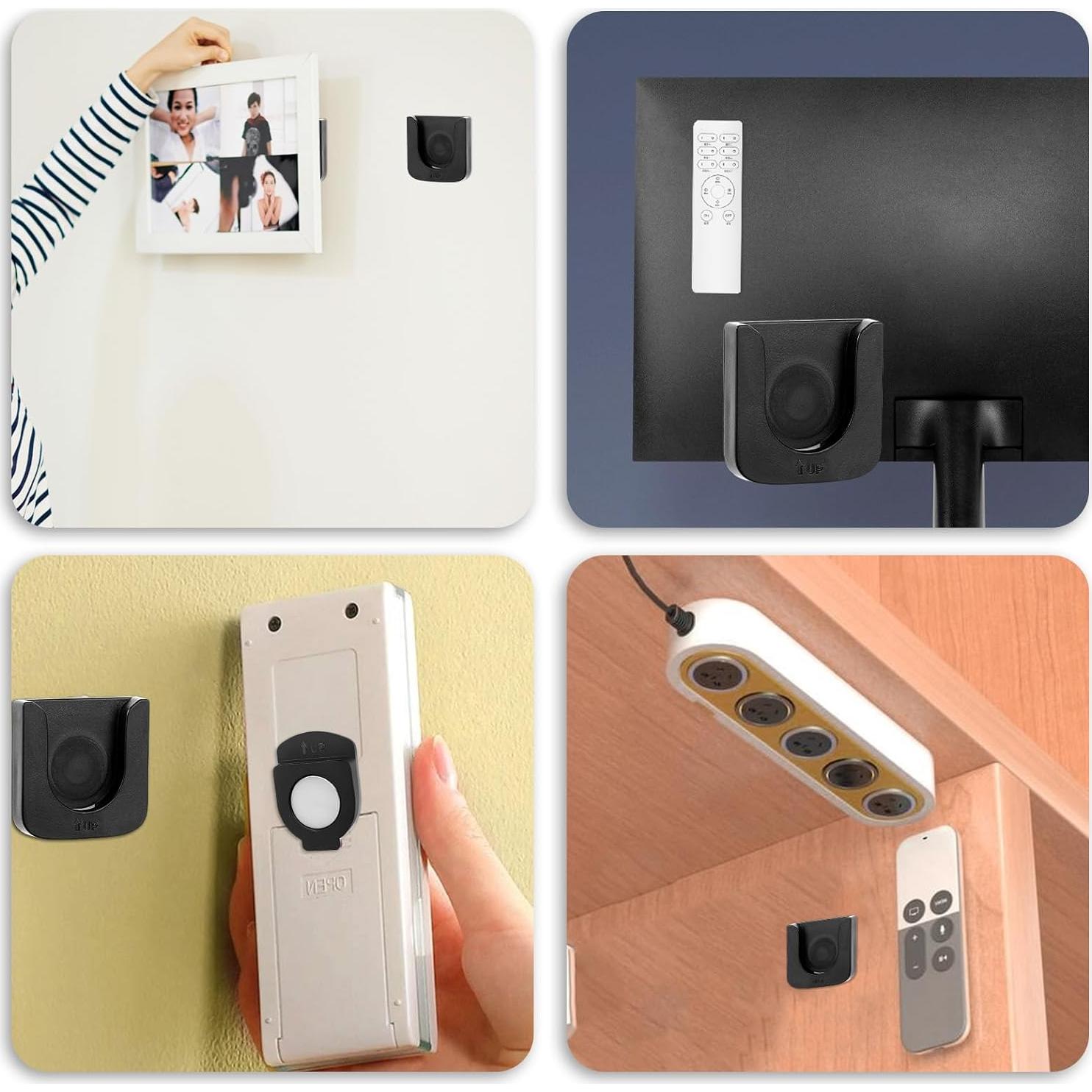 Soporte de Control Remoto Magnético Wanmu - 3 Piezas Autoadhesivas