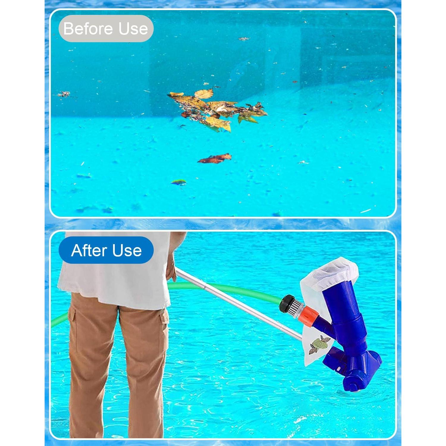 4 Bolsas de Filtro de Malla Fina Sshou-Store 21x31cm para Piscina