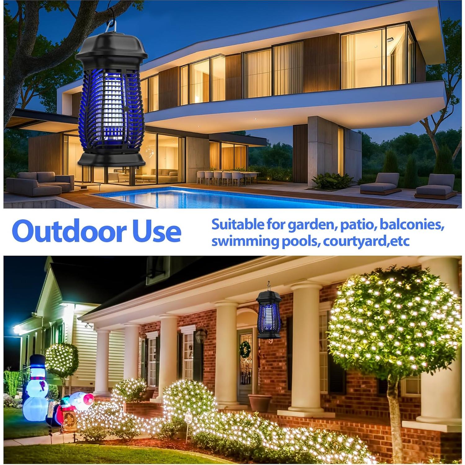 Zapper de Insectos XGAYOO 4200V para Exterior y Interior