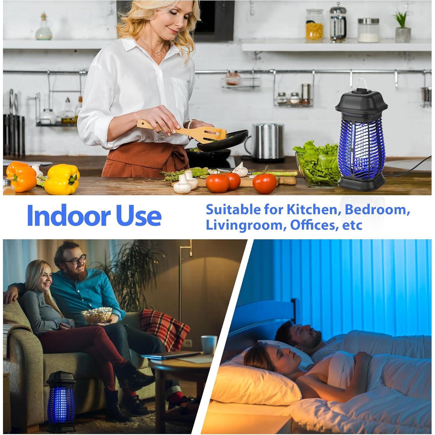 Zapper de Insectos XGAYOO 4200V para Exterior y Interior