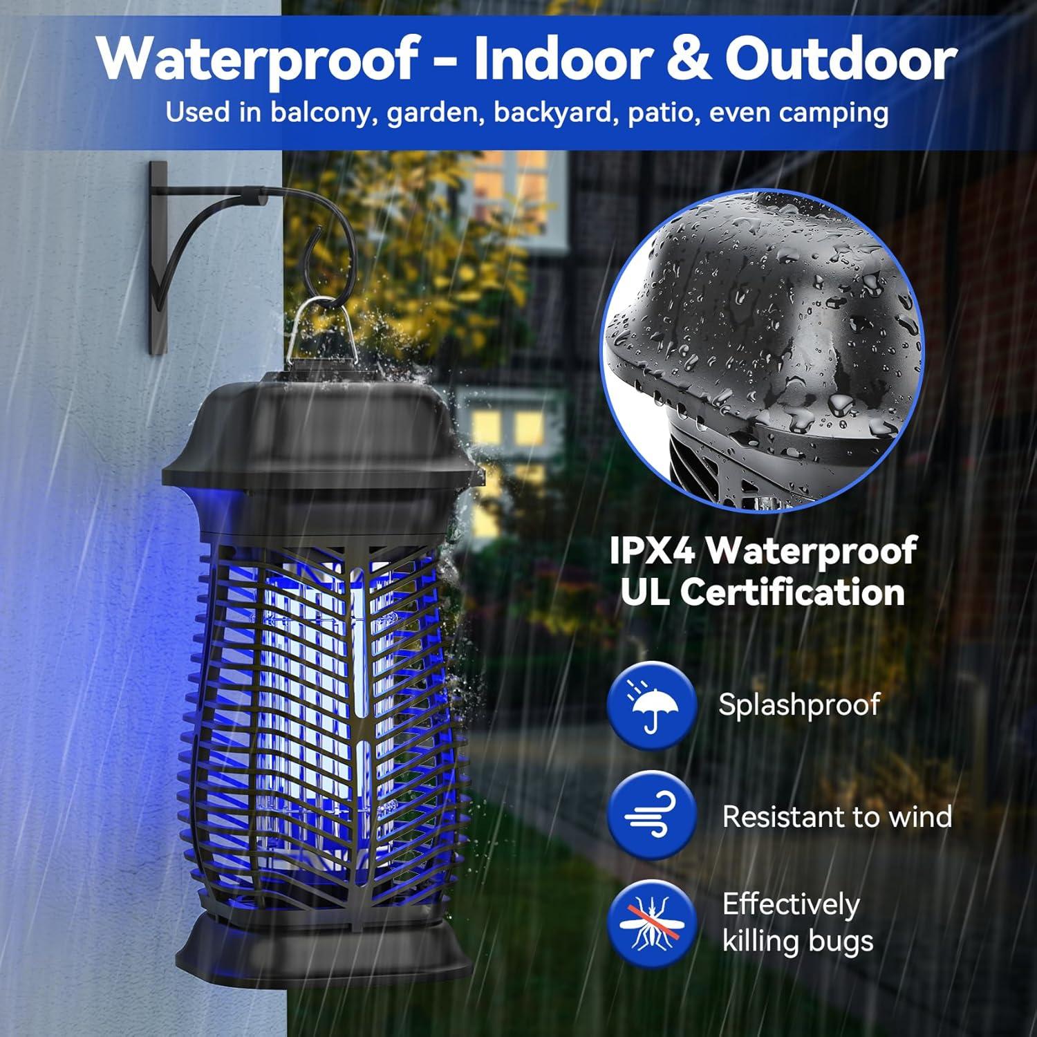 Zapper de Insectos XGAYOO 4200V para Exterior y Interior