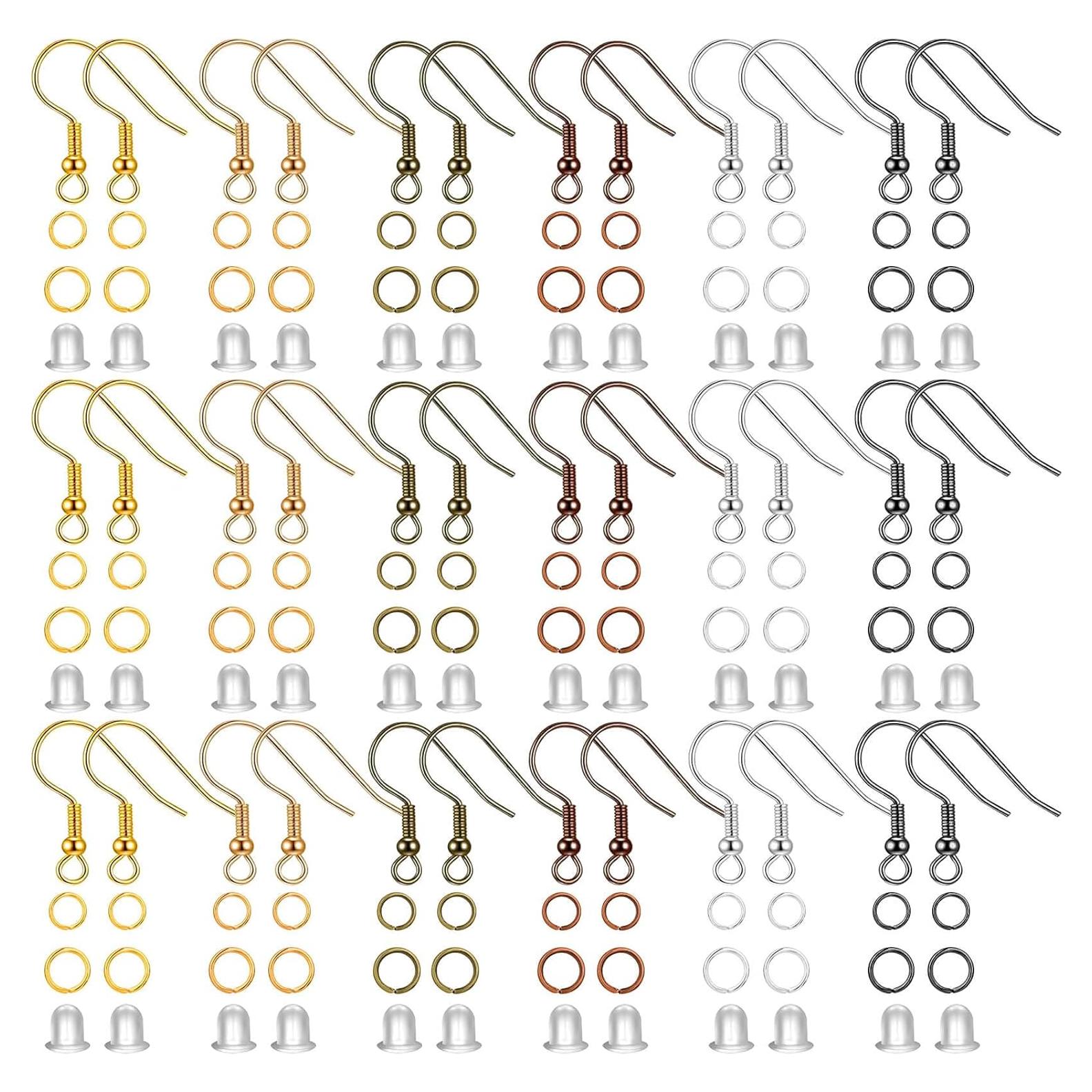 Kit de Suministros para Hacer Pendientes Cridoz 960PCS Multicolores