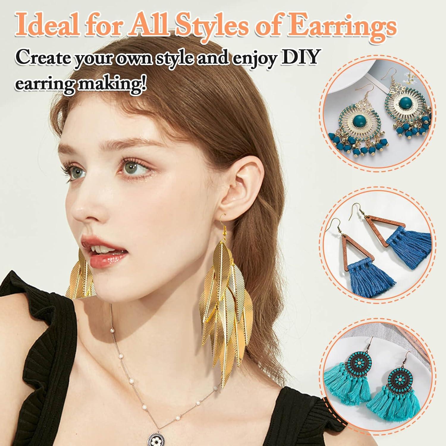 Kit de Suministros para Hacer Pendientes Cridoz 960PCS Multicolores